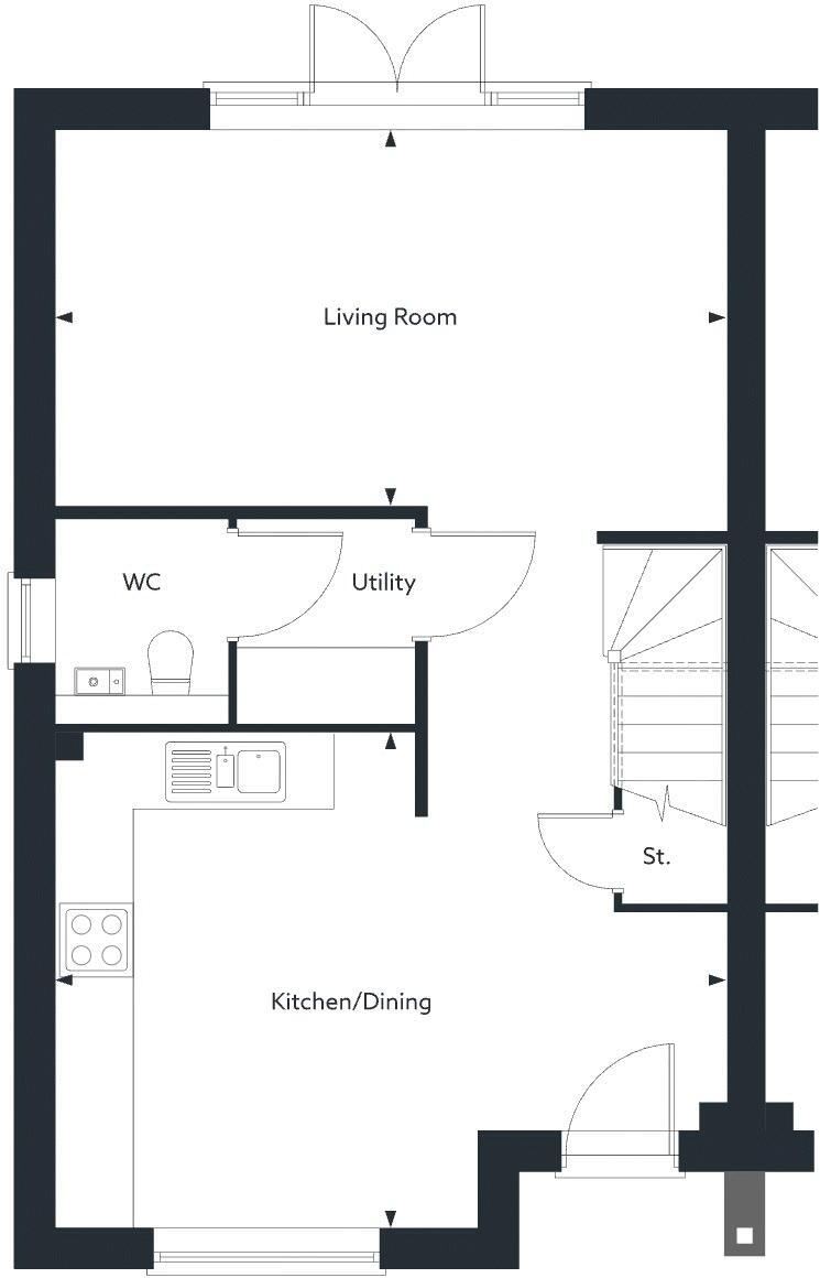 Duchy Homes The Thornbury, Hall Wood Meadows, Thirsk Road, Yarm, TS15 9LP floorplan