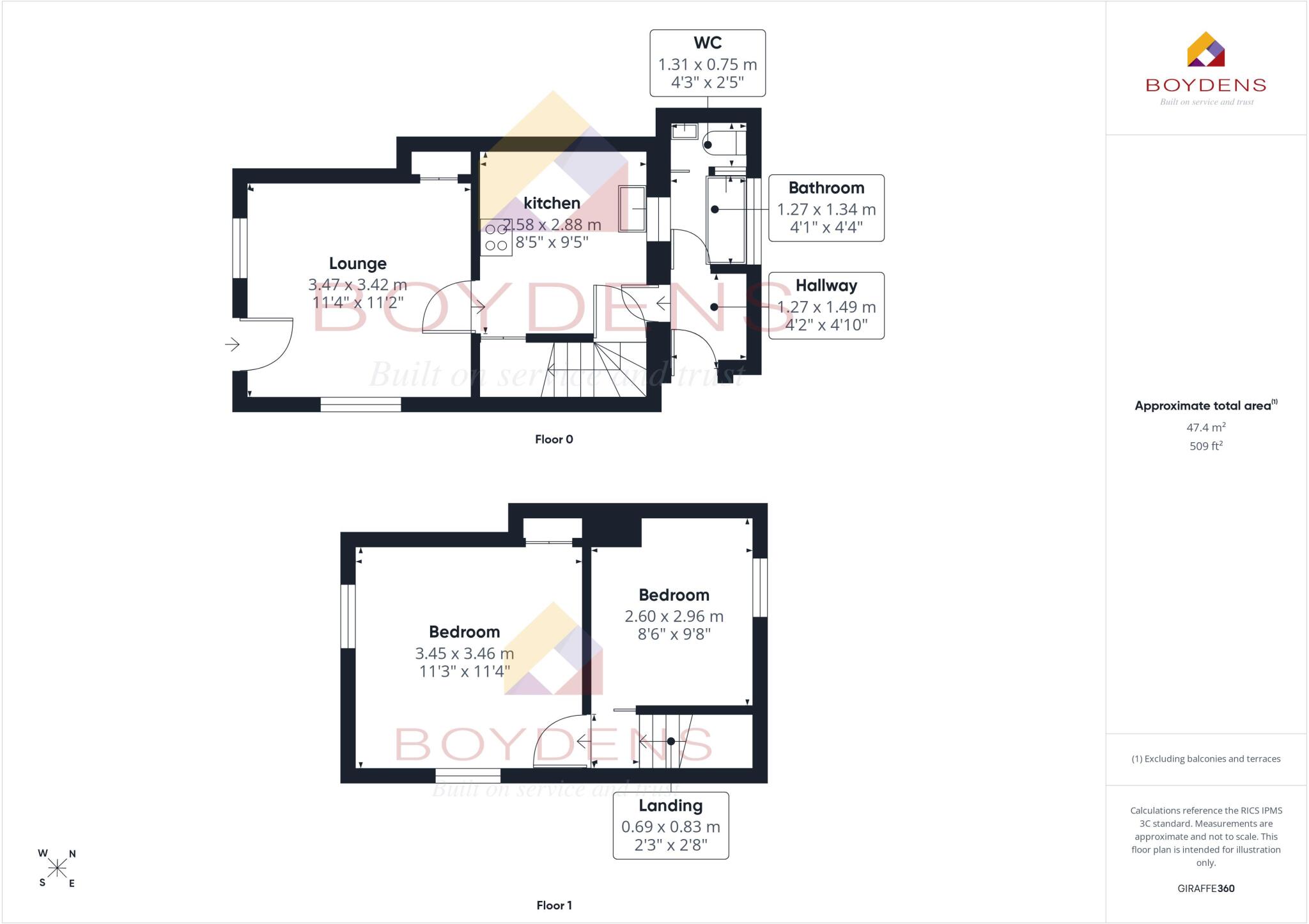 Colne Park Road White Colne floorplan