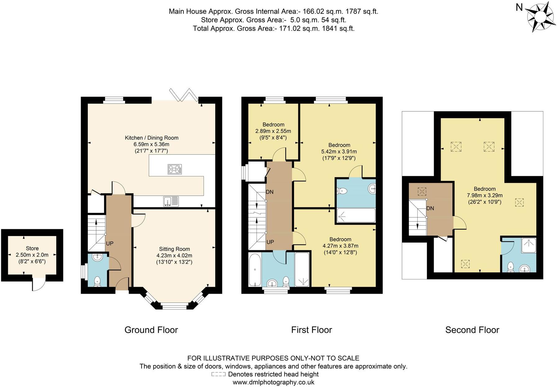 1 Grove Court, Station Road, GL54 floorplan