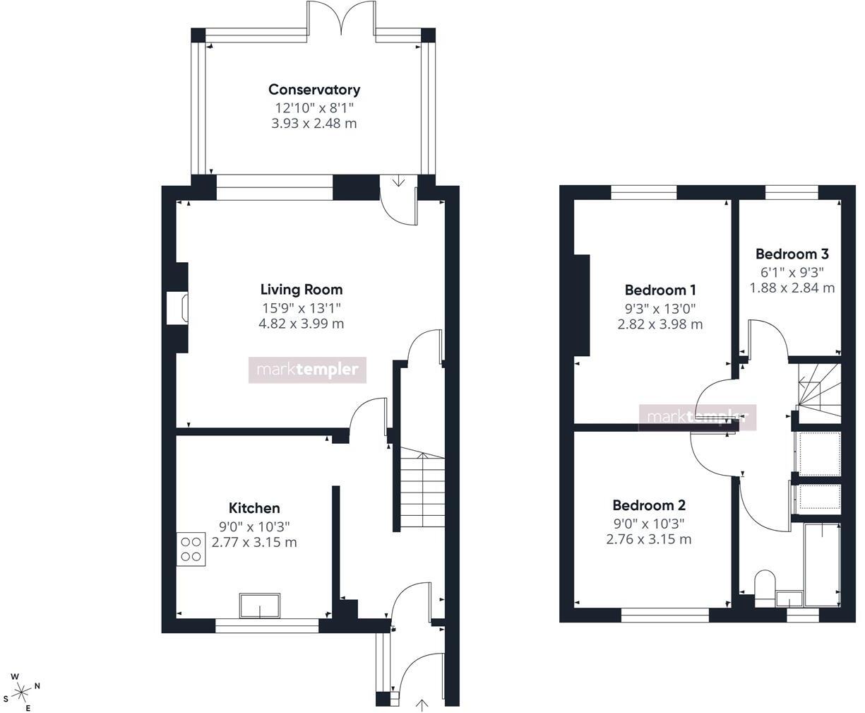 Peaceful Clevedon home near shops and schools floorplan