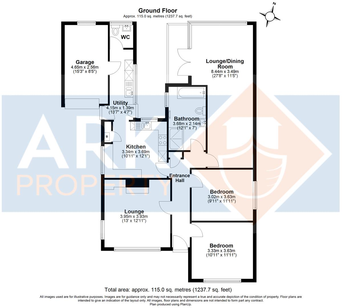 Water Gate, Quadring, Spalding floorplan