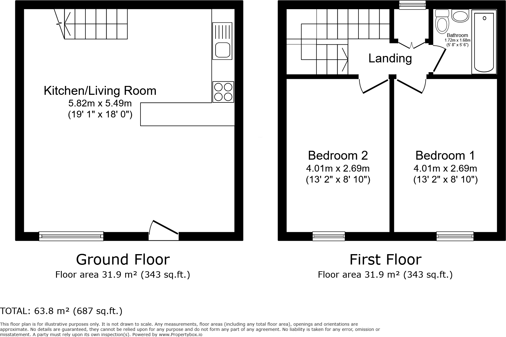 Pearl Street, Splott, Cardiff floorplan