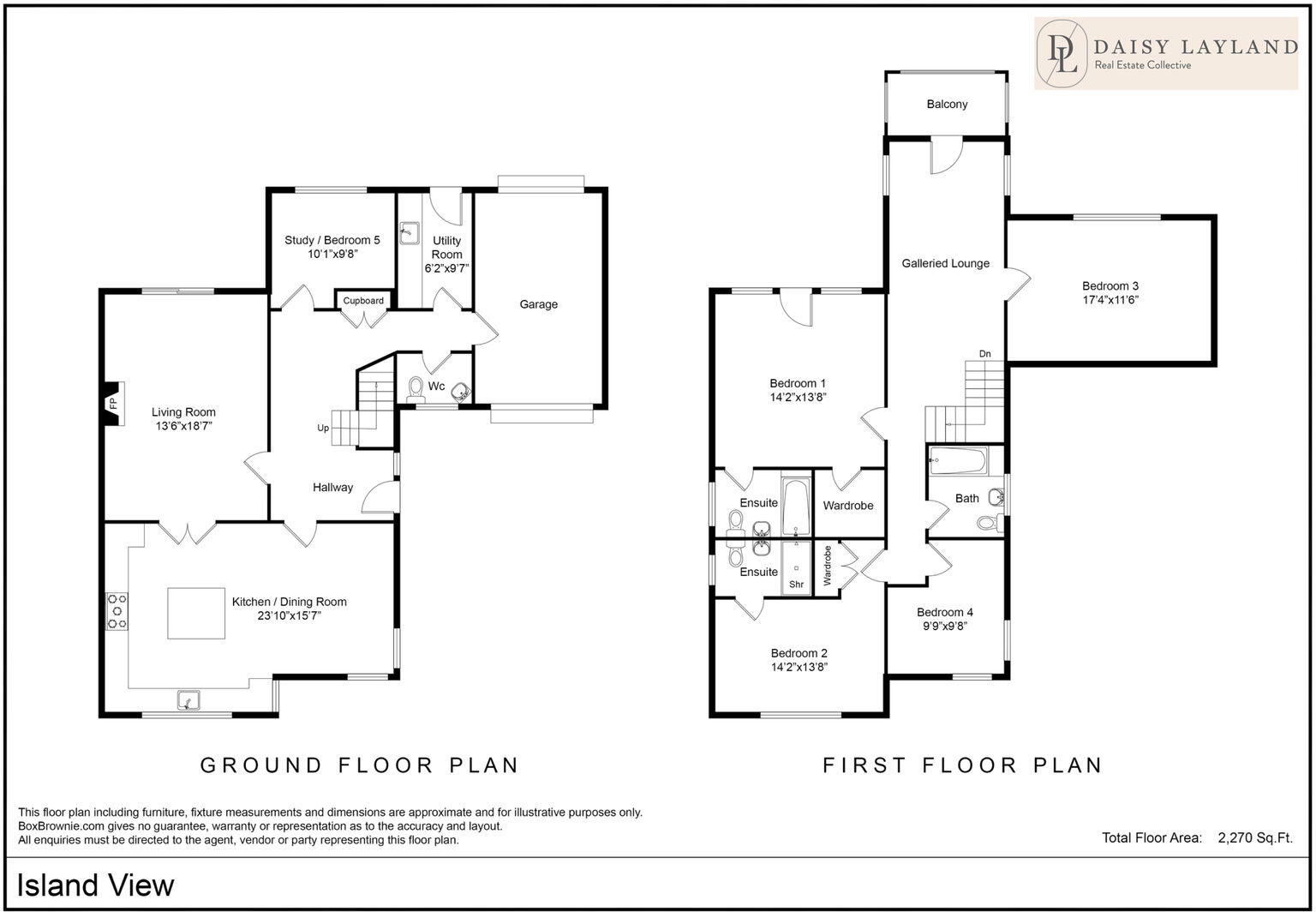 Island View, Abbotsham floorplan