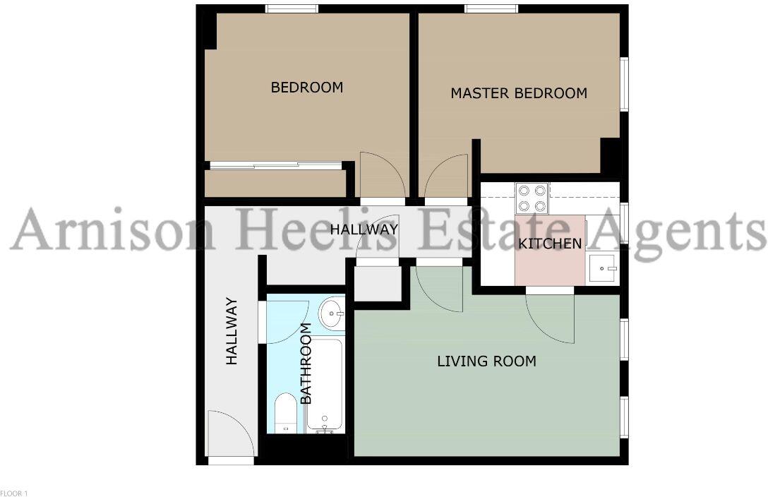 Flat , Whelpdale House, Roper Street, Penrith floorplan