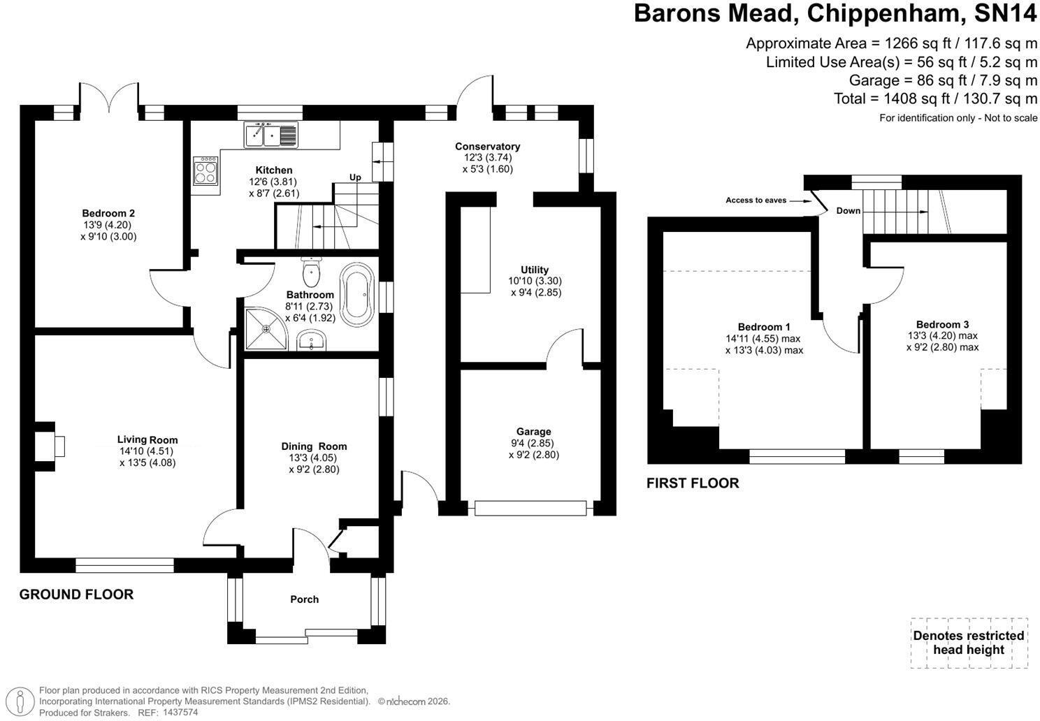Barons Mead, Chippenham floorplan
