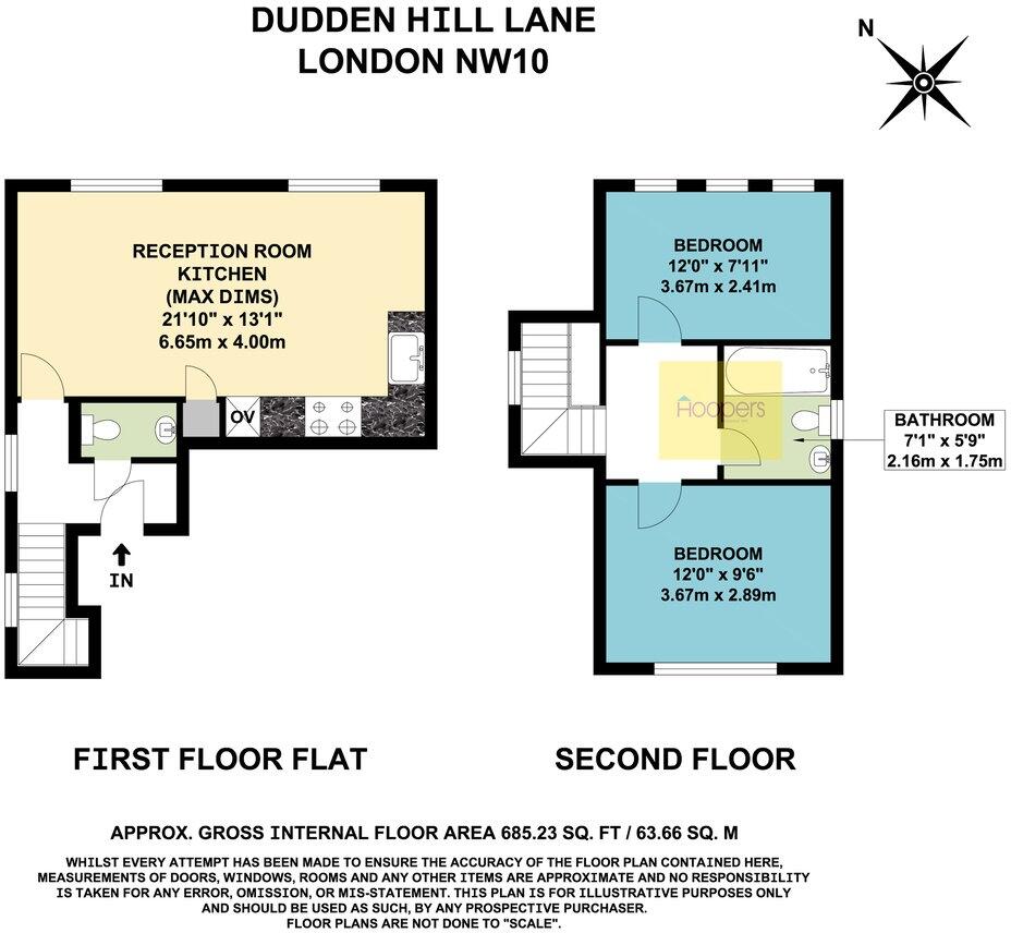 Dudden Hill Lane, London, NW10 floorplan
