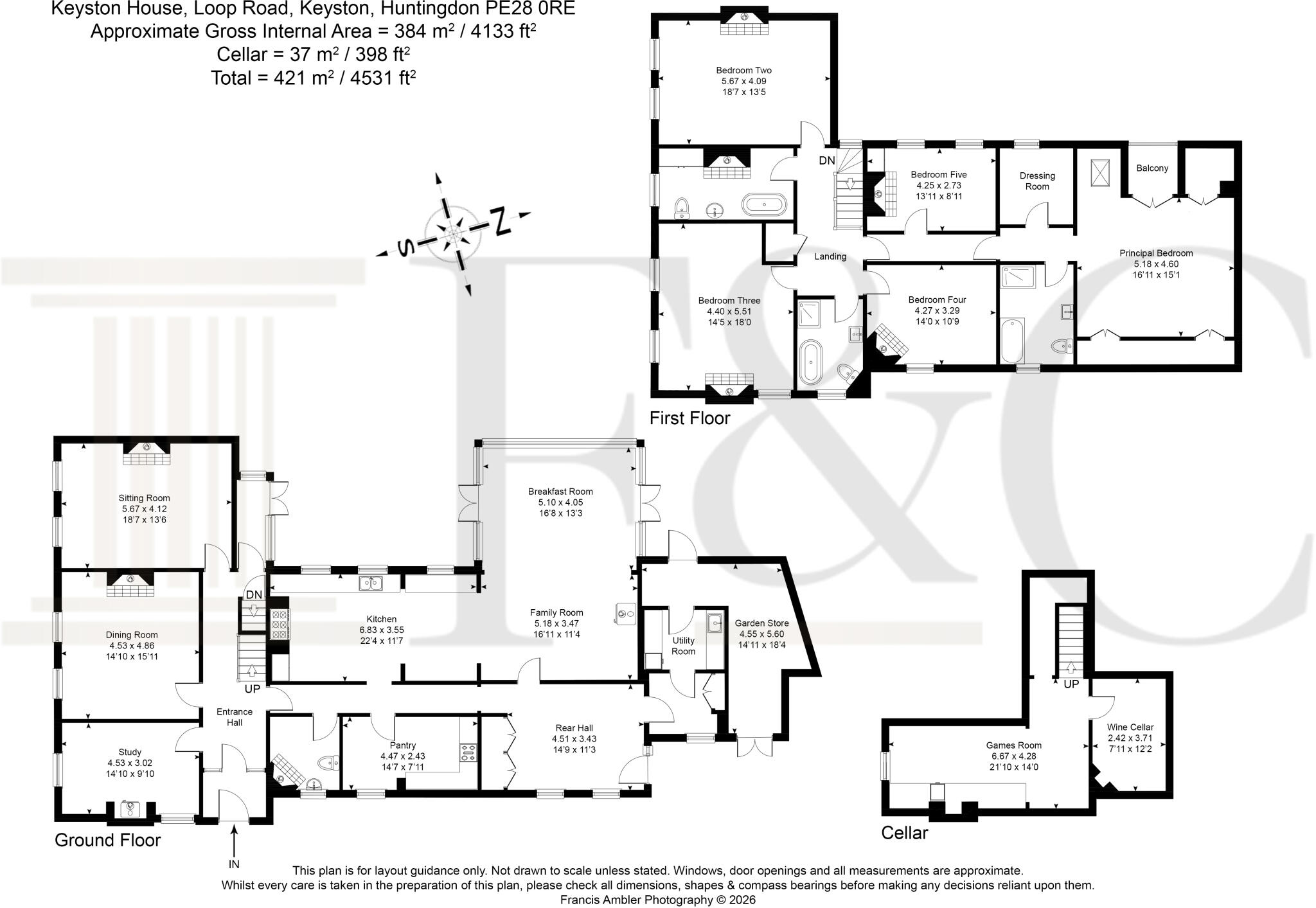 Loop Road, Keyston, Huntingdon, Cambridgeshire, PE28 floorplan