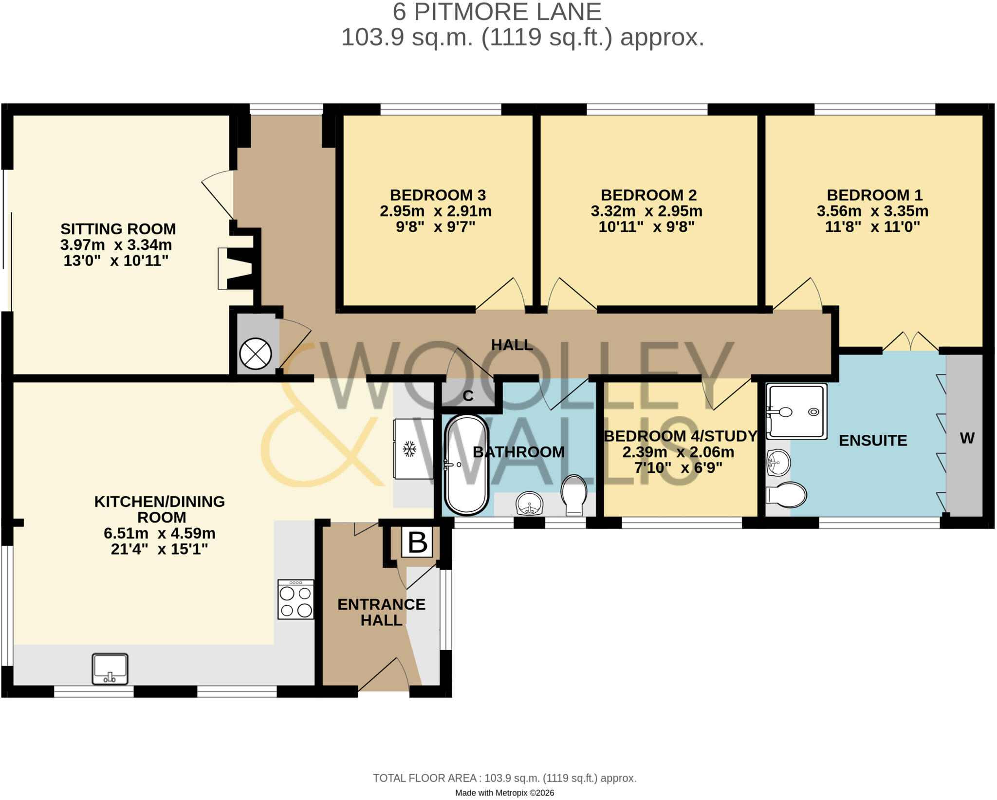 Pitmore Lane, Pennington, Lymington, Hampshire, SO41 floorplan