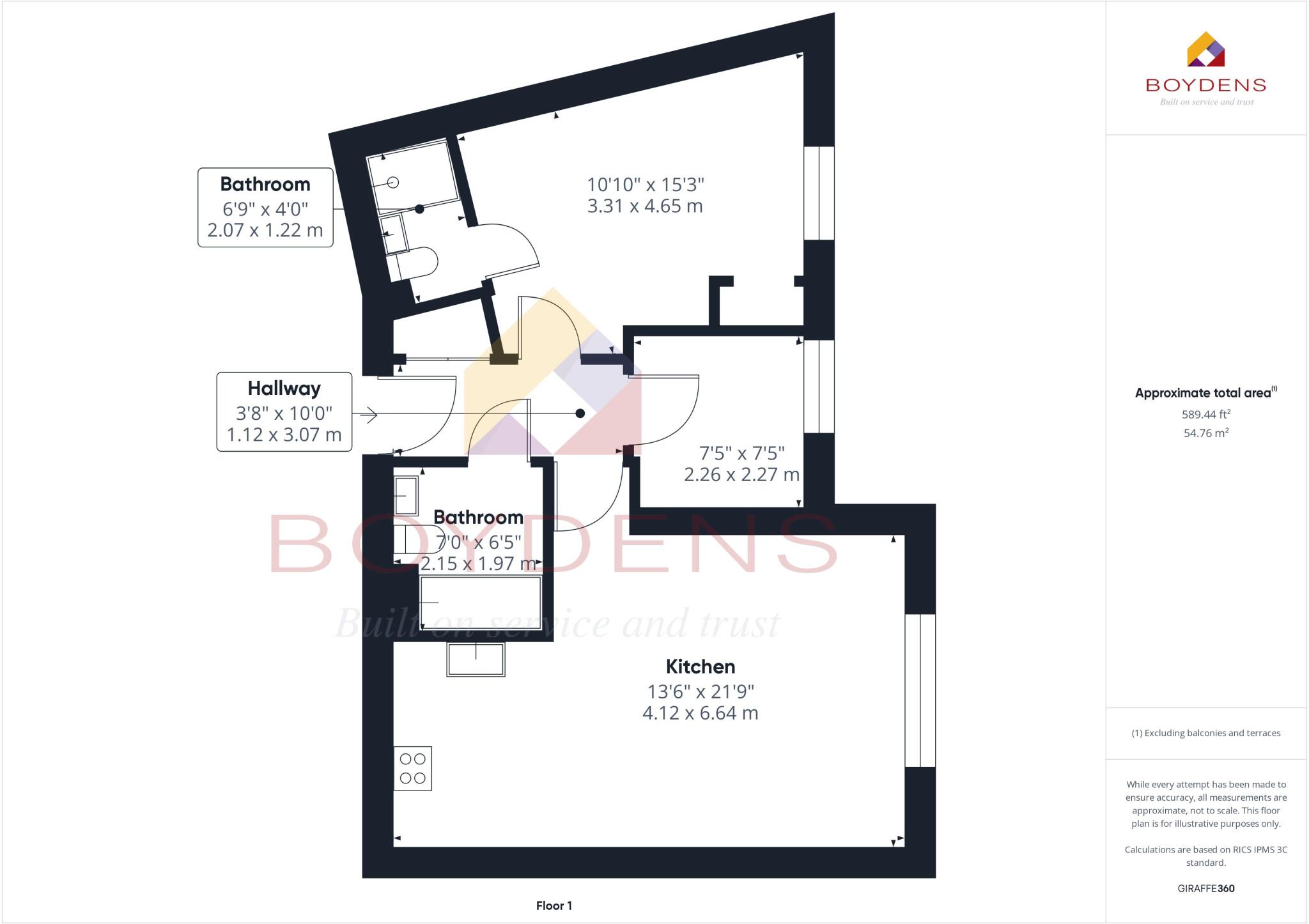 Priory Court, Crouch Street, Colchester floorplan