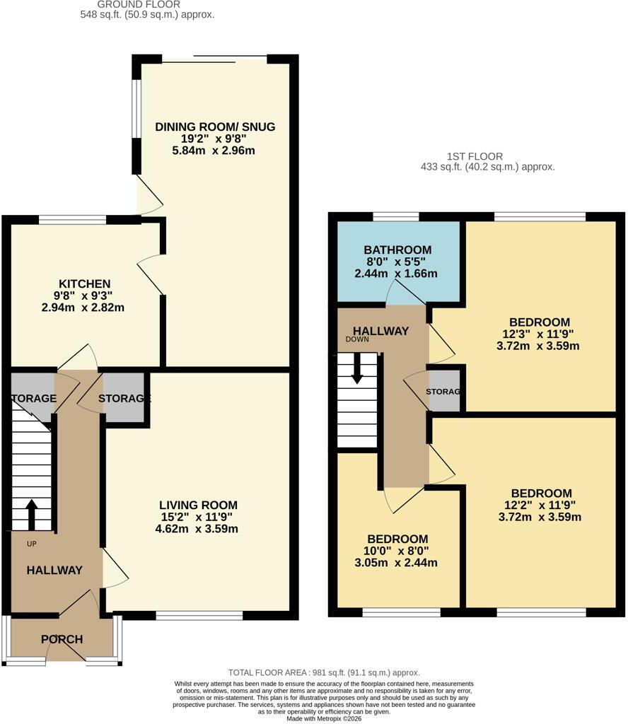 Churchill Way, Burton Latimer, Kettering floorplan