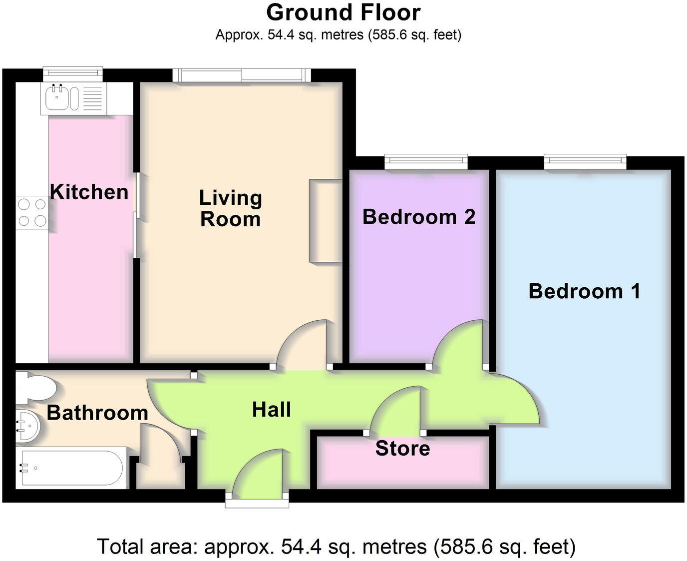 St Pauls Street, Southport floorplan