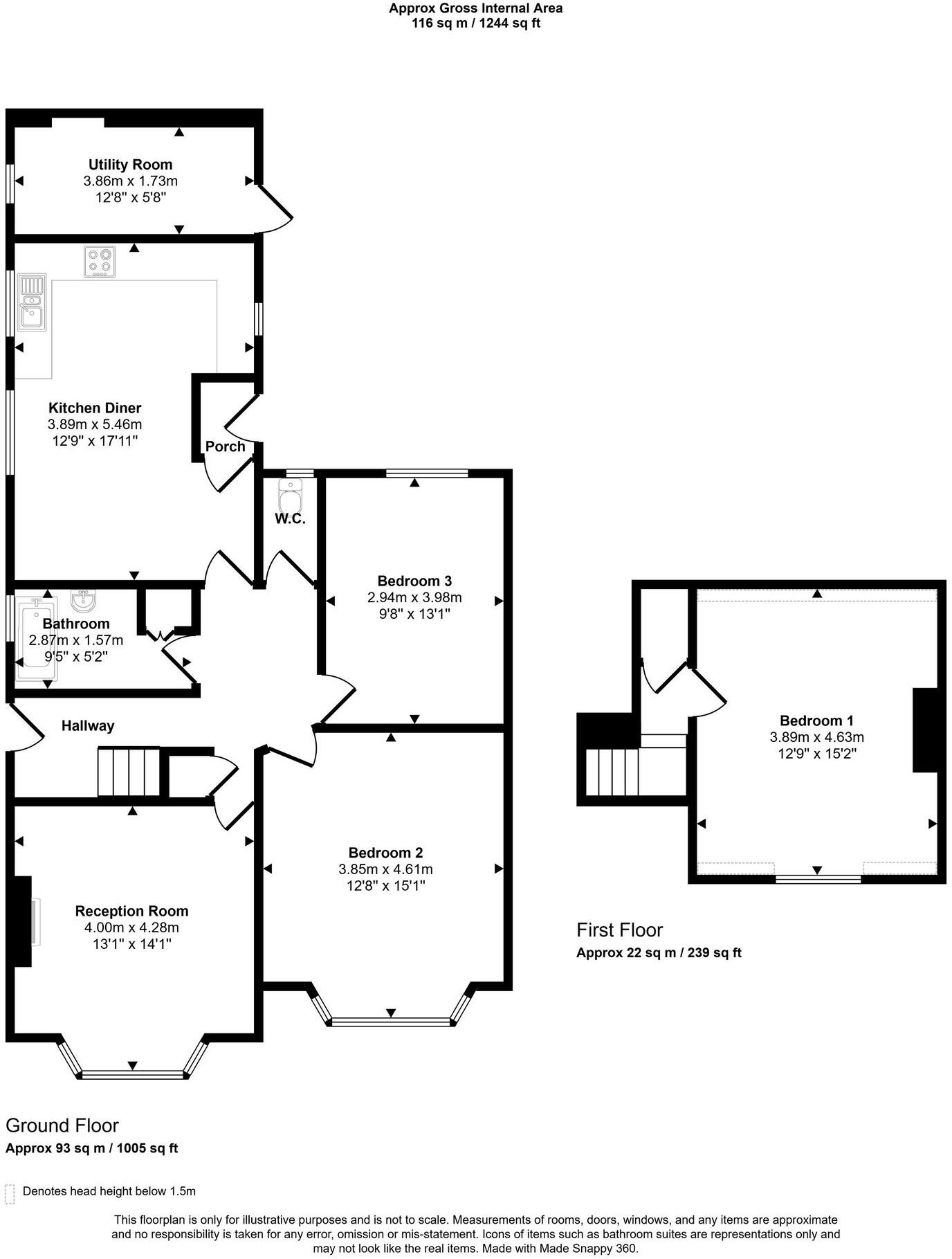 Tower Way, Abergele floorplan