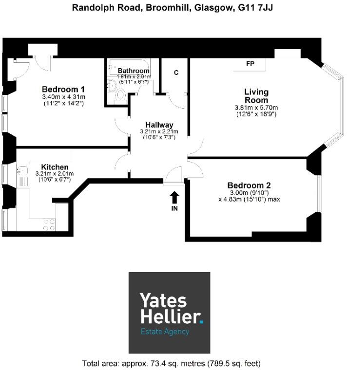 Randolph Road, Broomhill, Glasgow, G11 floorplan