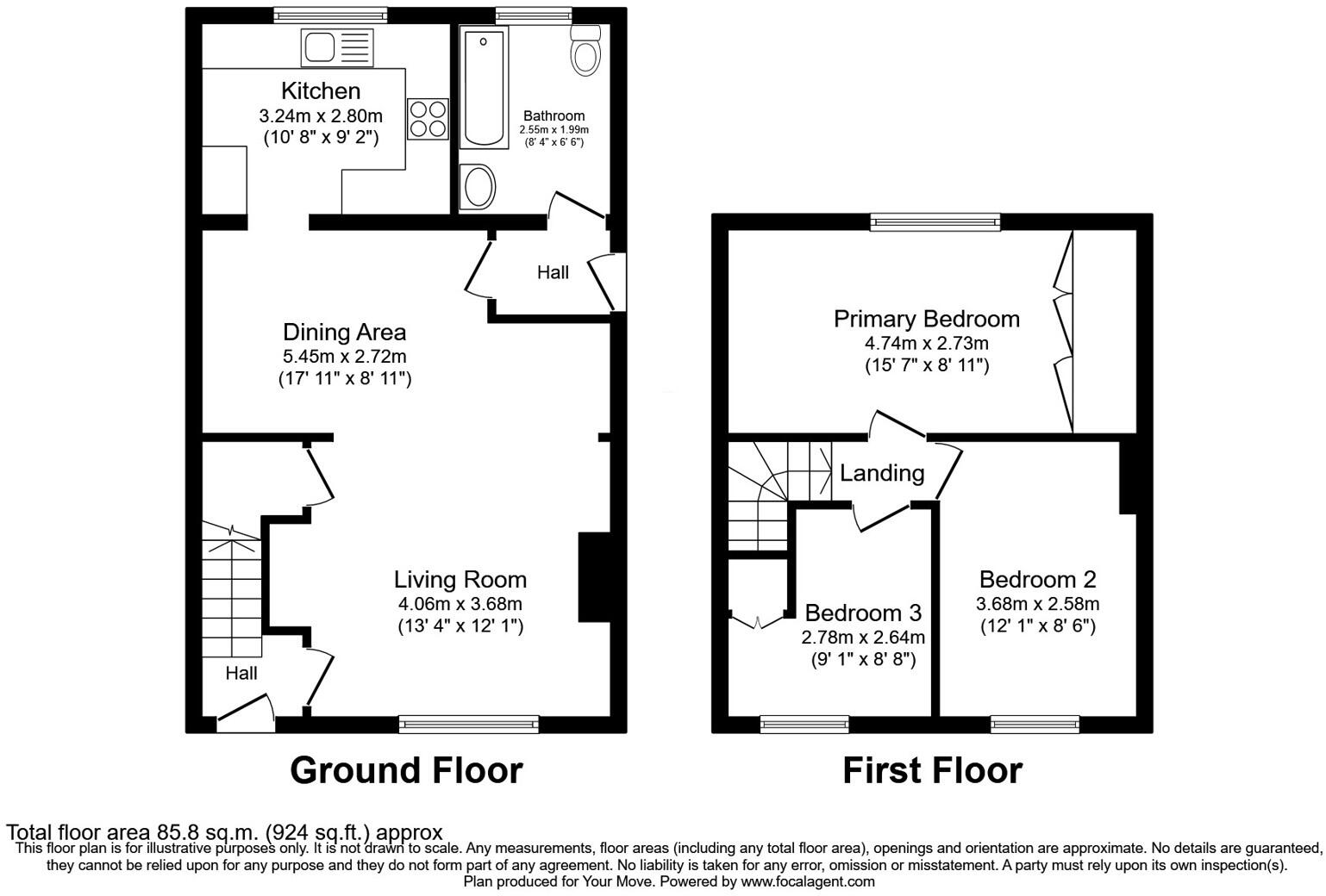 Cant Crescent, Carlisle, Cumbria, CA2 floorplan