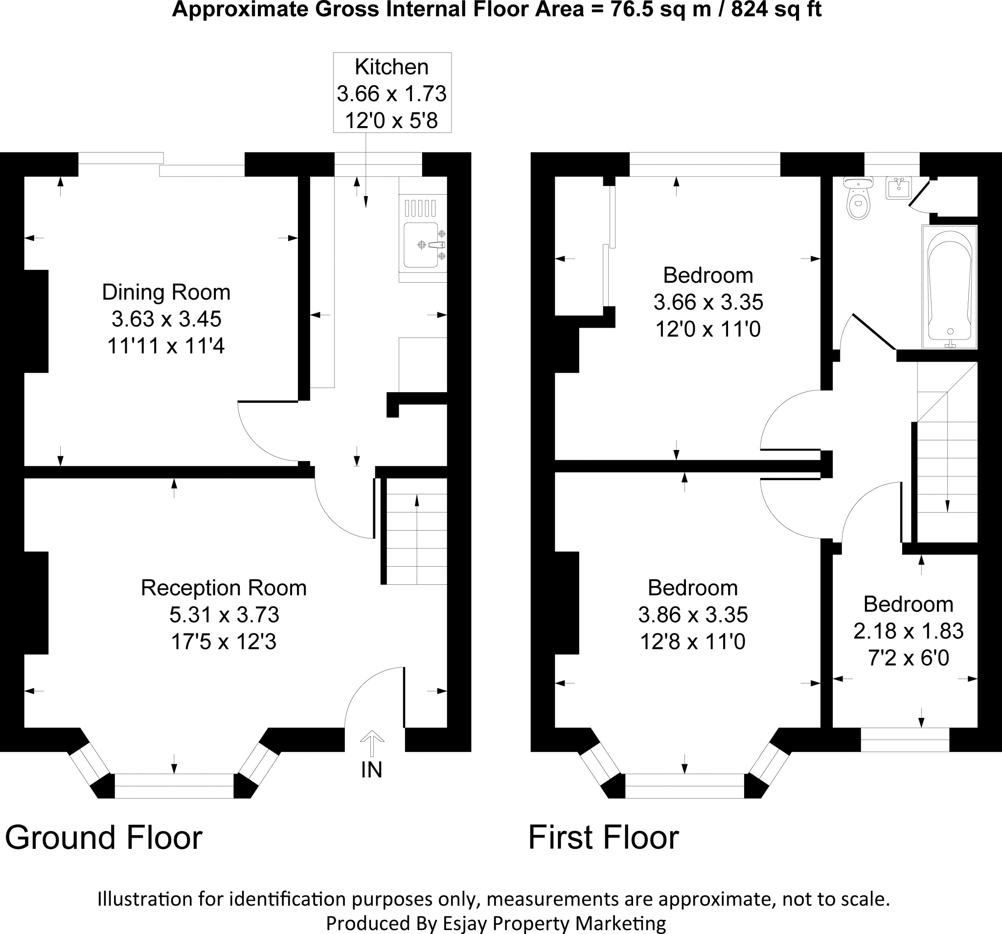 Byron Avenue, New Malden floorplan
