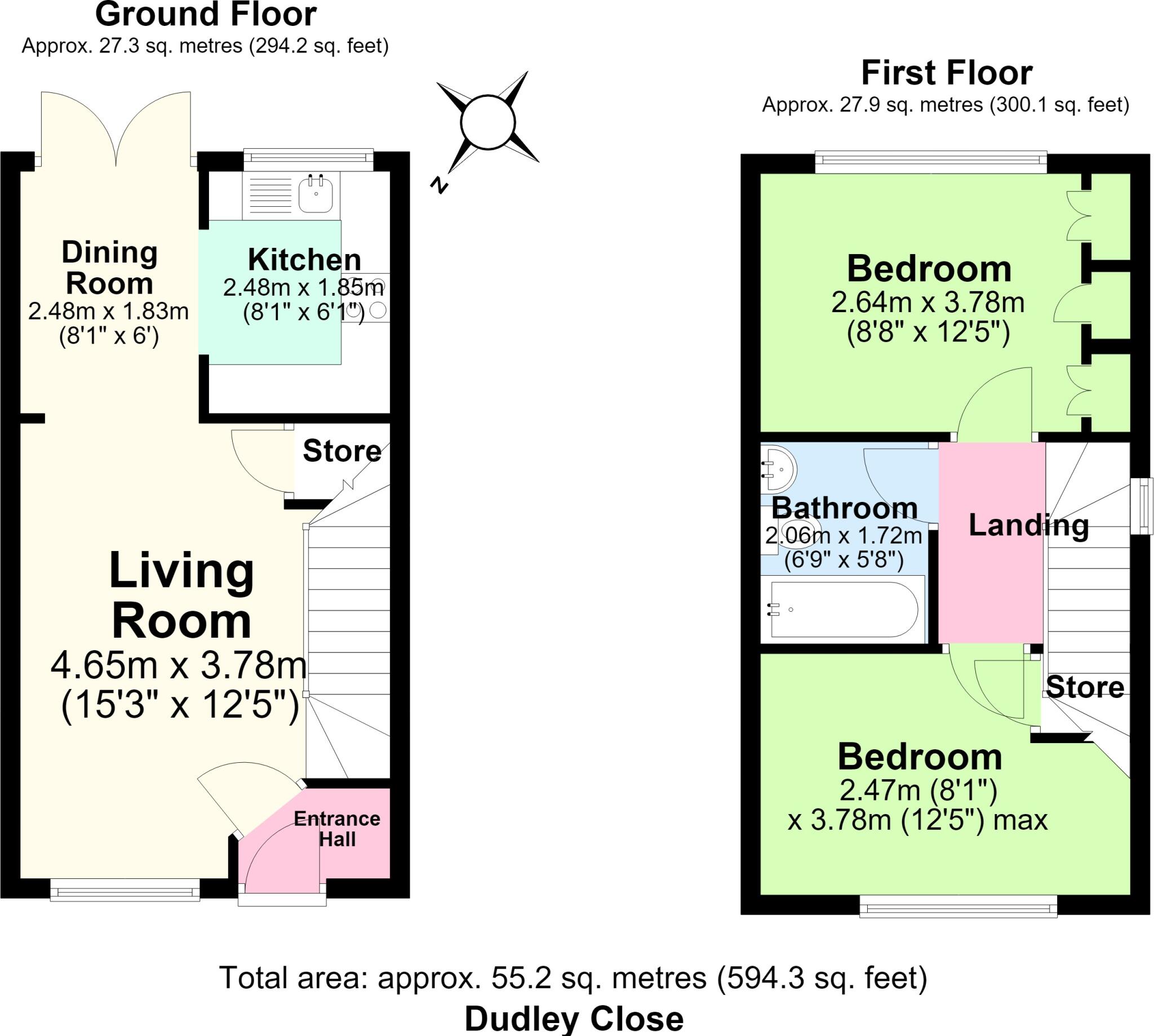 DUDLEY CLOSE, Chafford Hundred, Grays floorplan