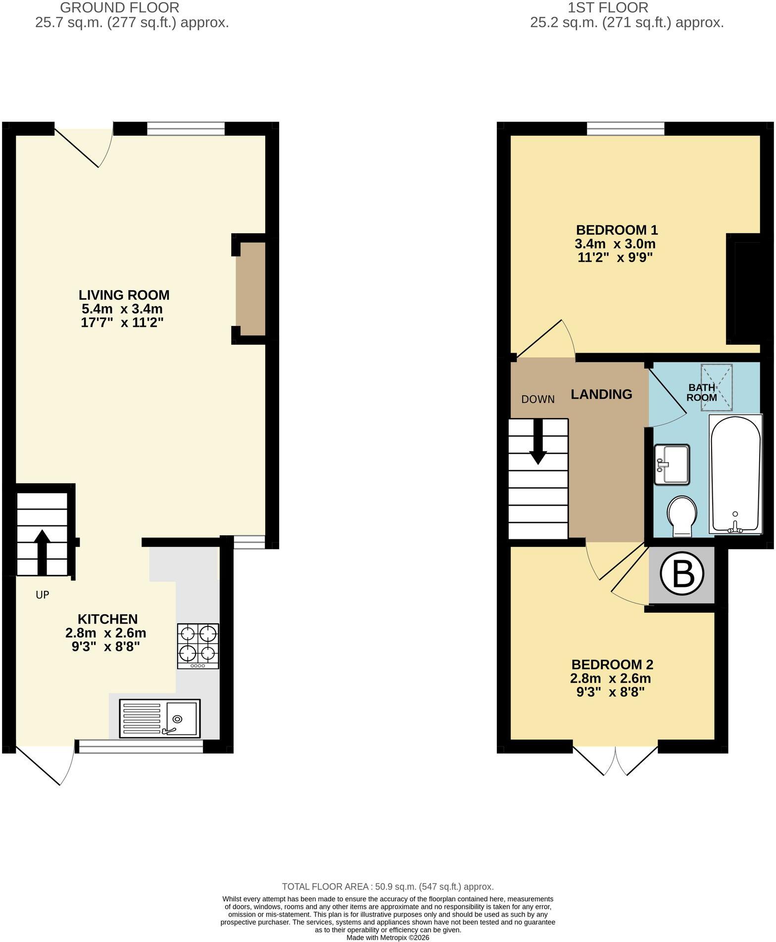 Temeside, Ludlow, SY8 floorplan