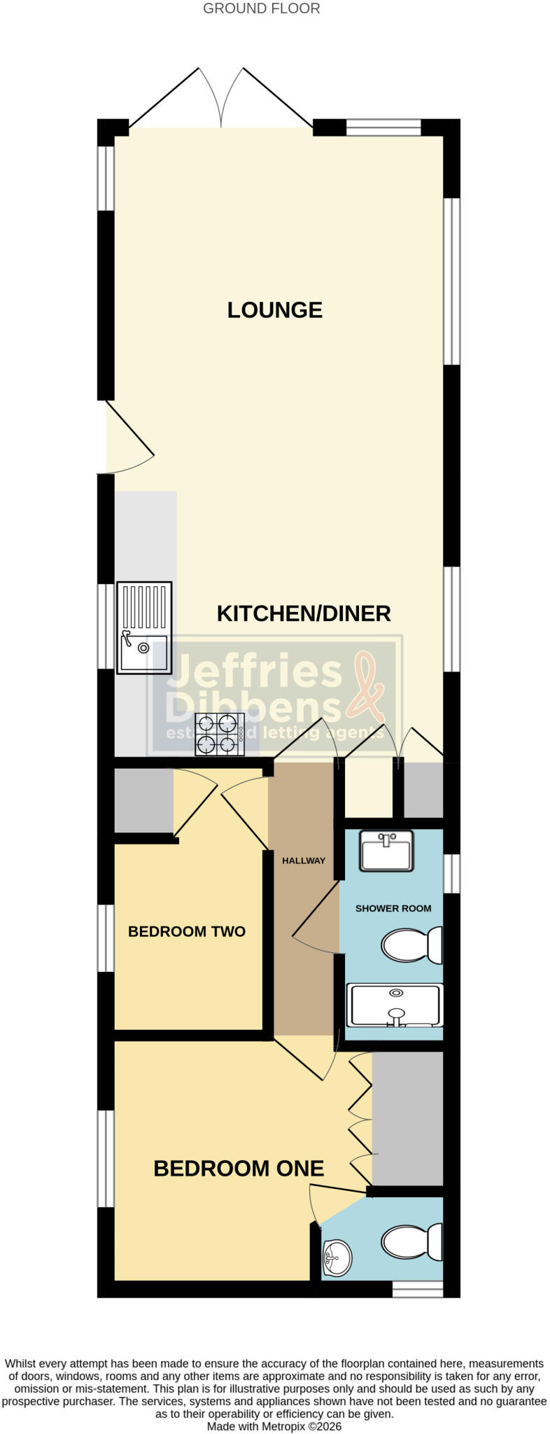 Melville Road, Southsea floorplan