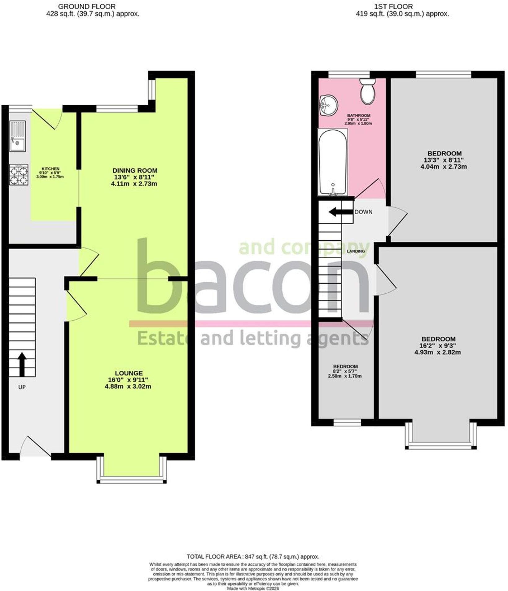 Bulkington Avenue, Worthing, BN14 floorplan
