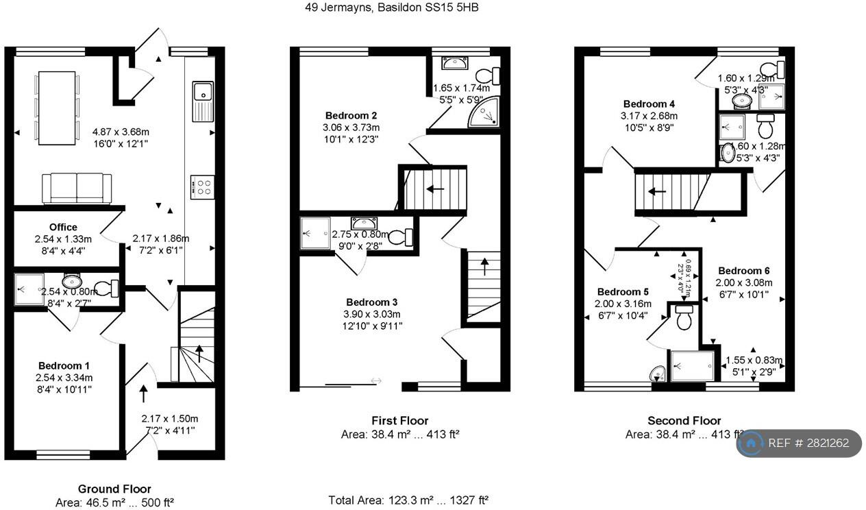 Jermayns, Basildon, SS15 floorplan