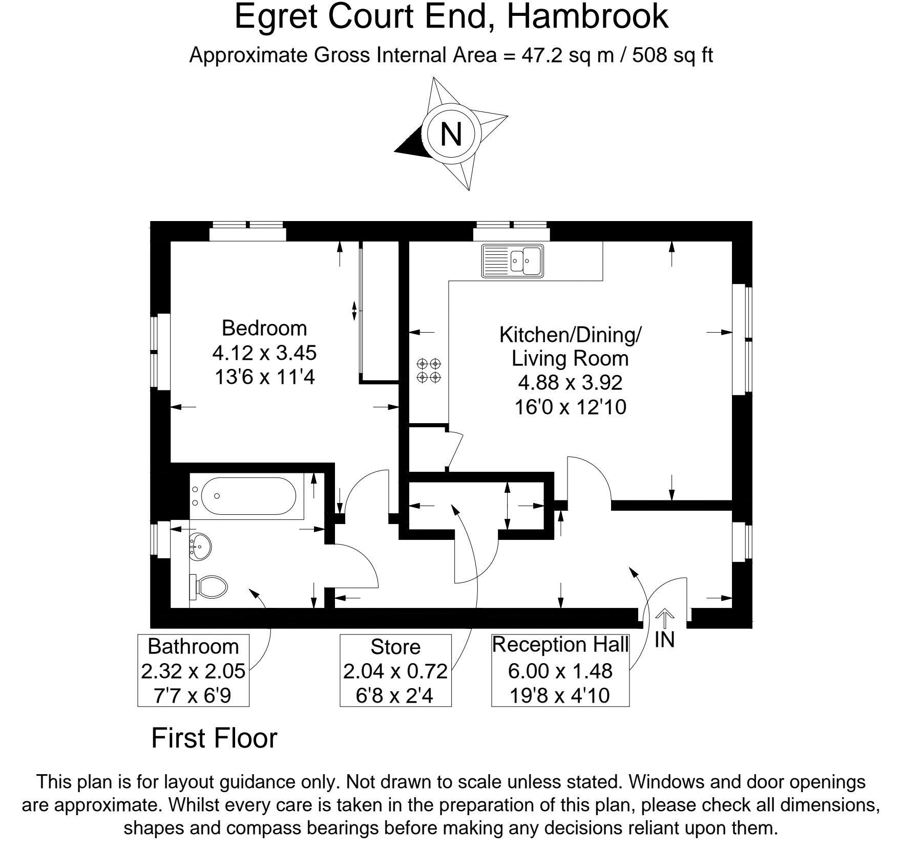 Egret Court End, Chichester floorplan