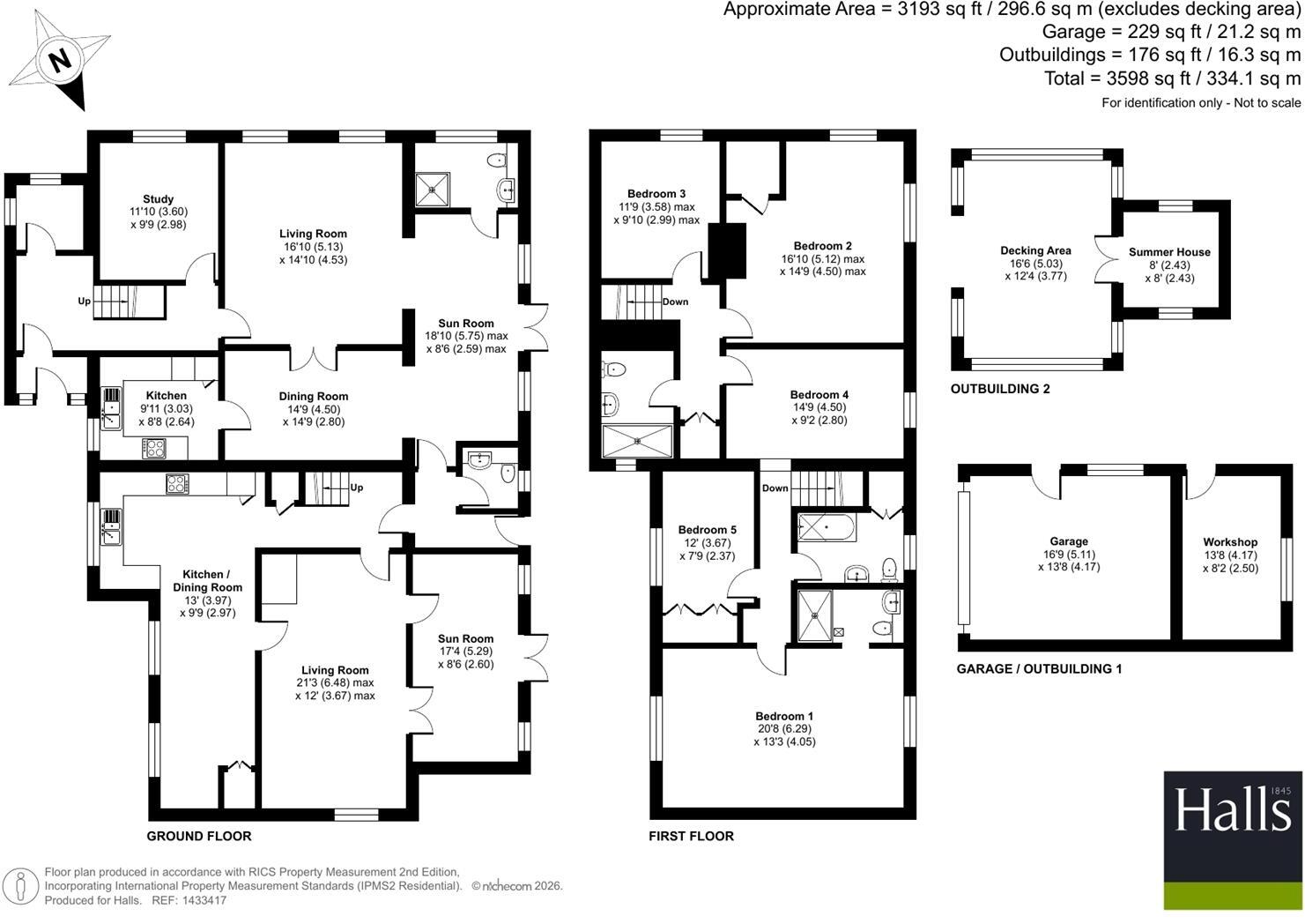 Lyndhurst, Bicton Lane, Bicton, Shrewsbury, SY3 8EH floorplan
