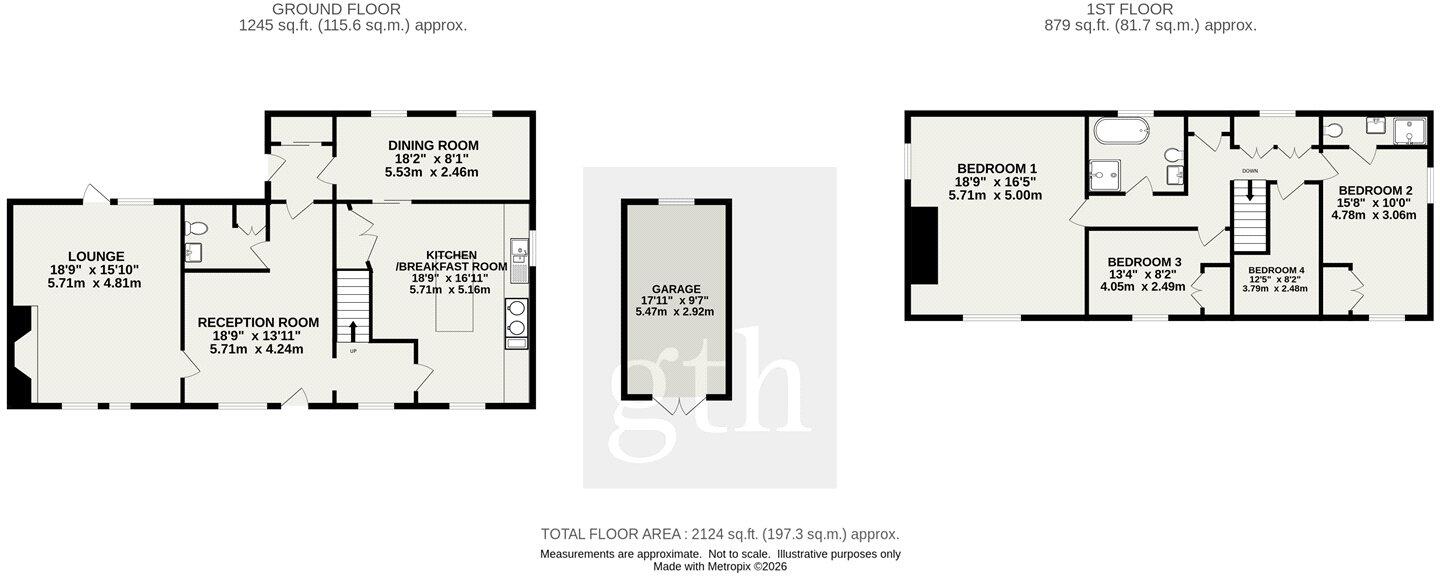 Barrington, Ilminster, Somerset, TA19 floorplan