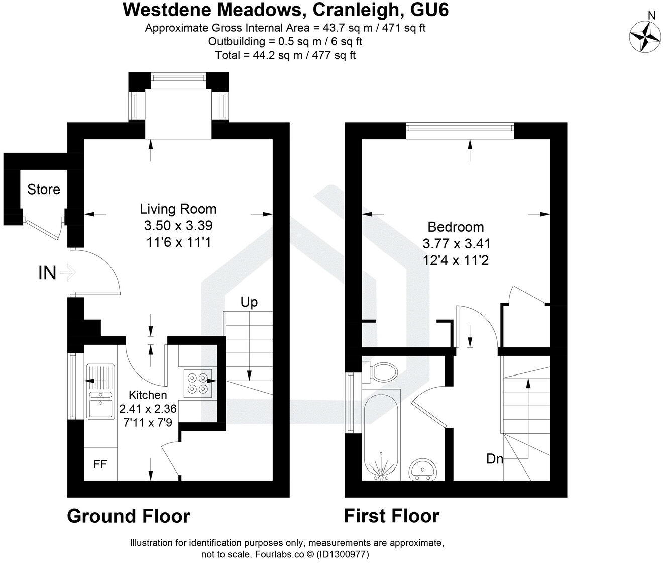 Westdene Meadows, Cranleigh, GU6 floorplan