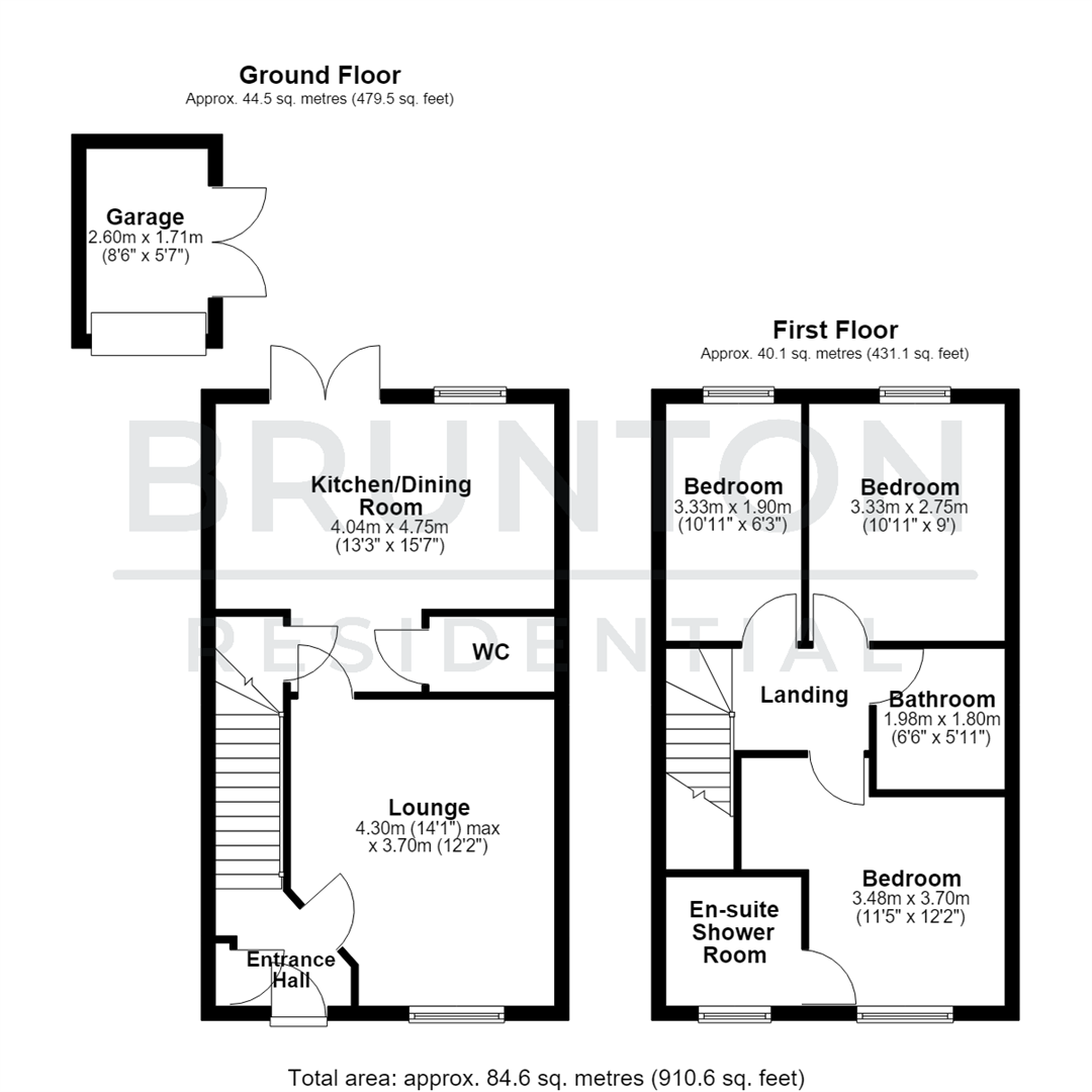 Roseden Way, Newcastle Upon Tyne, NE13 floorplan