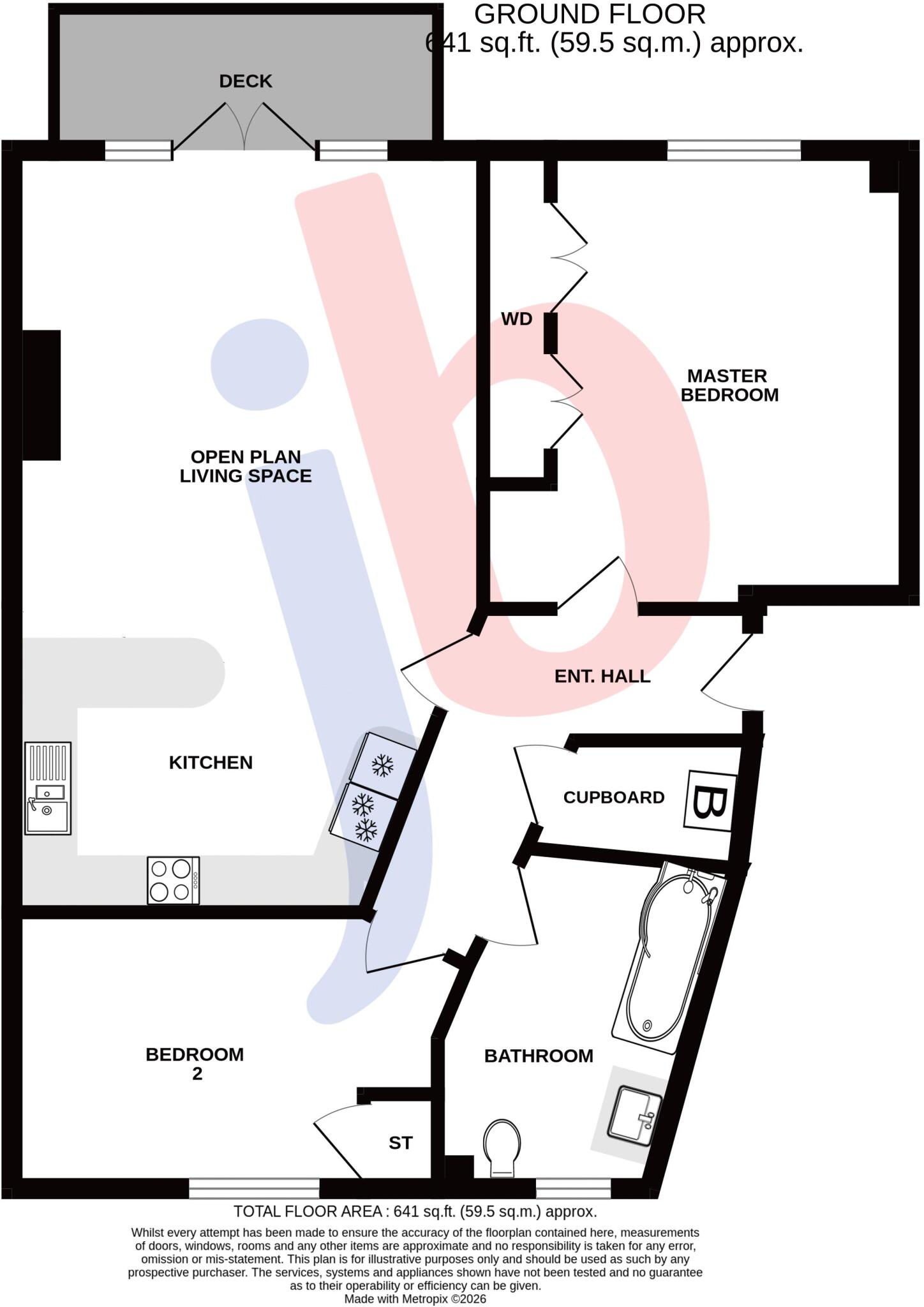 Peacocks Launde, Claypole floorplan