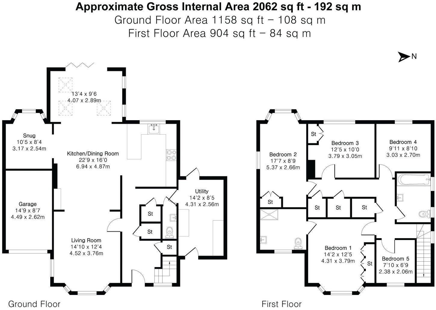 Irwin Road, Guildford, GU2 floorplan
