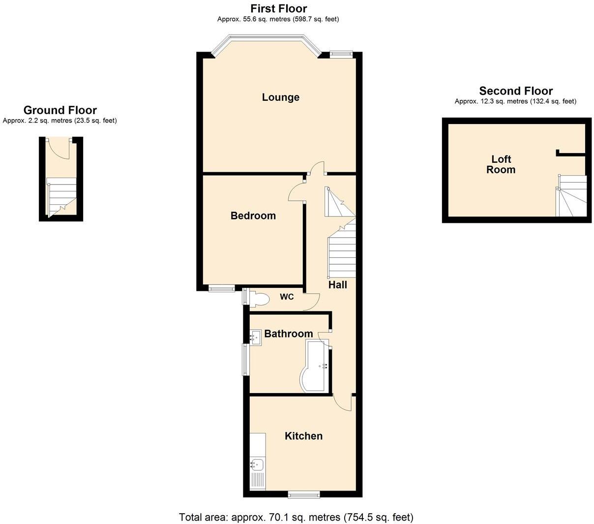 Hamlet Road, Southend-on-Sea floorplan