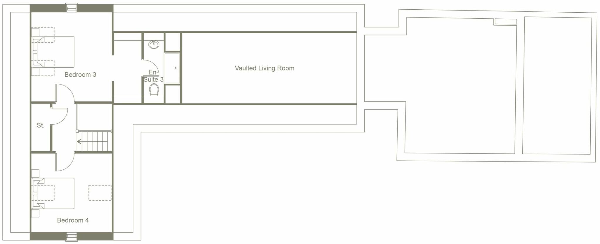 The Coach House, Stock Road floorplan