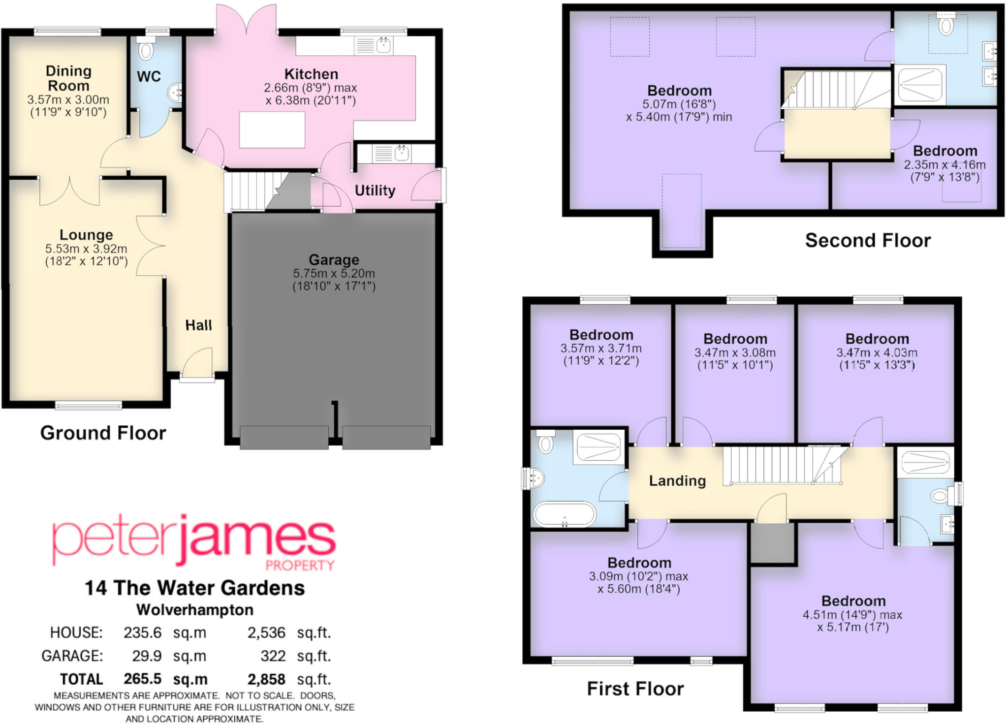 The Water Gardens, Lower Penn floorplan
