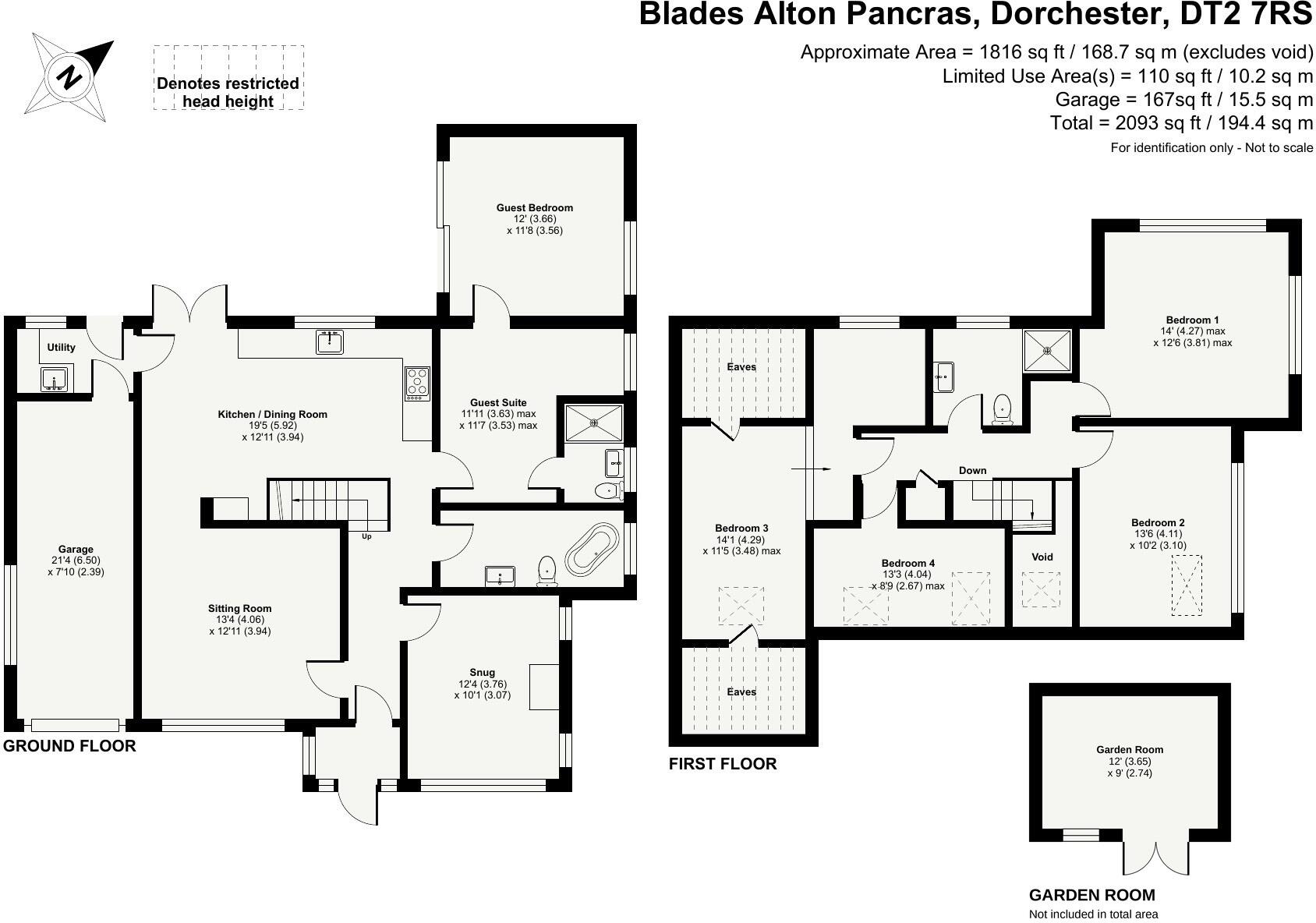 Alton Pancras, Dorchester, Dorset floorplan