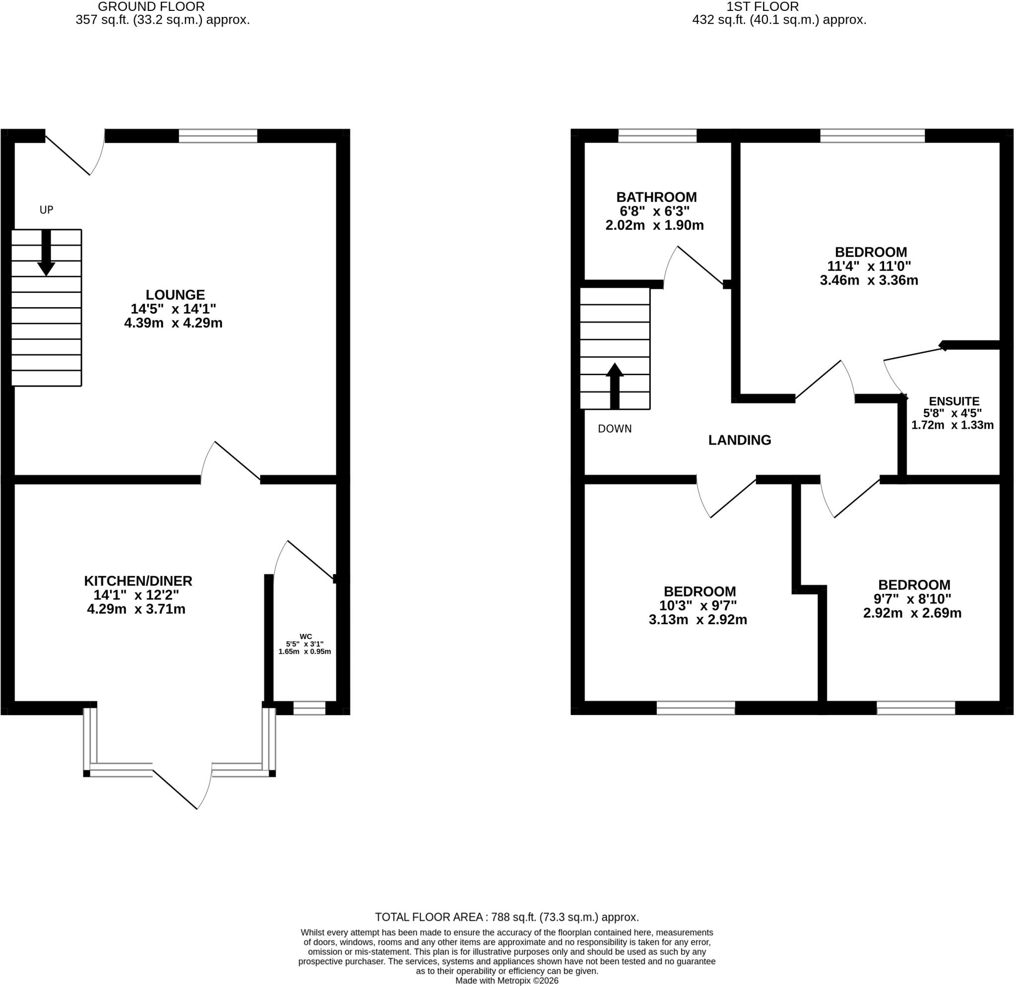 Harewood Way, Grimsby, North East Lincolnshire floorplan