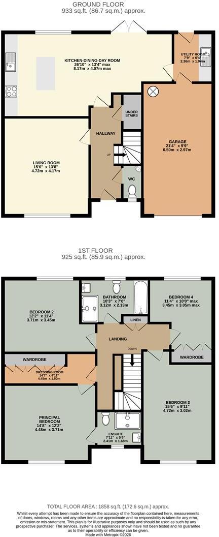 5, Woodland Way, Culgaith, Penrith floorplan