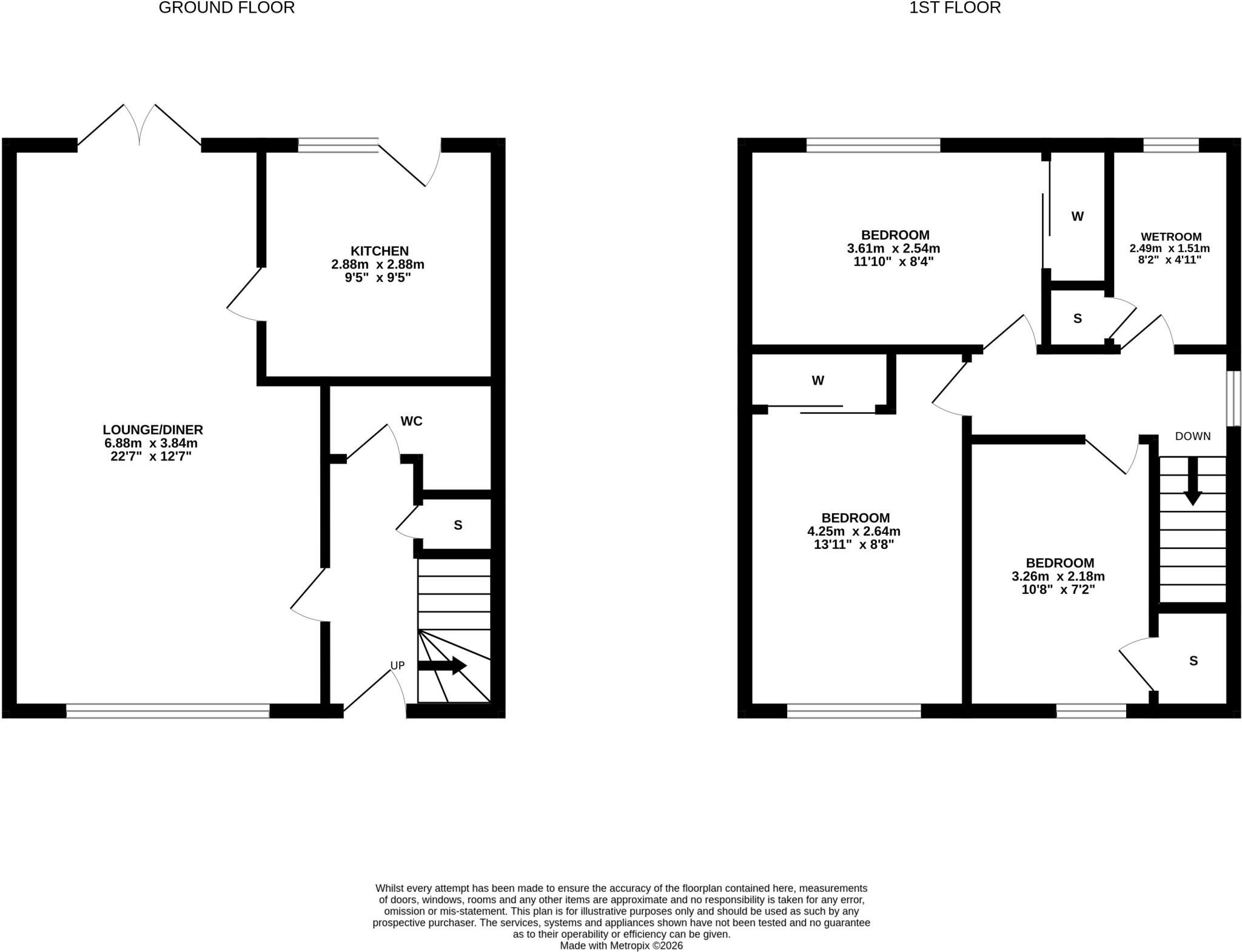 13 Leuchatsbeath Drive, Cowdenbeath, KY4 9SE floorplan