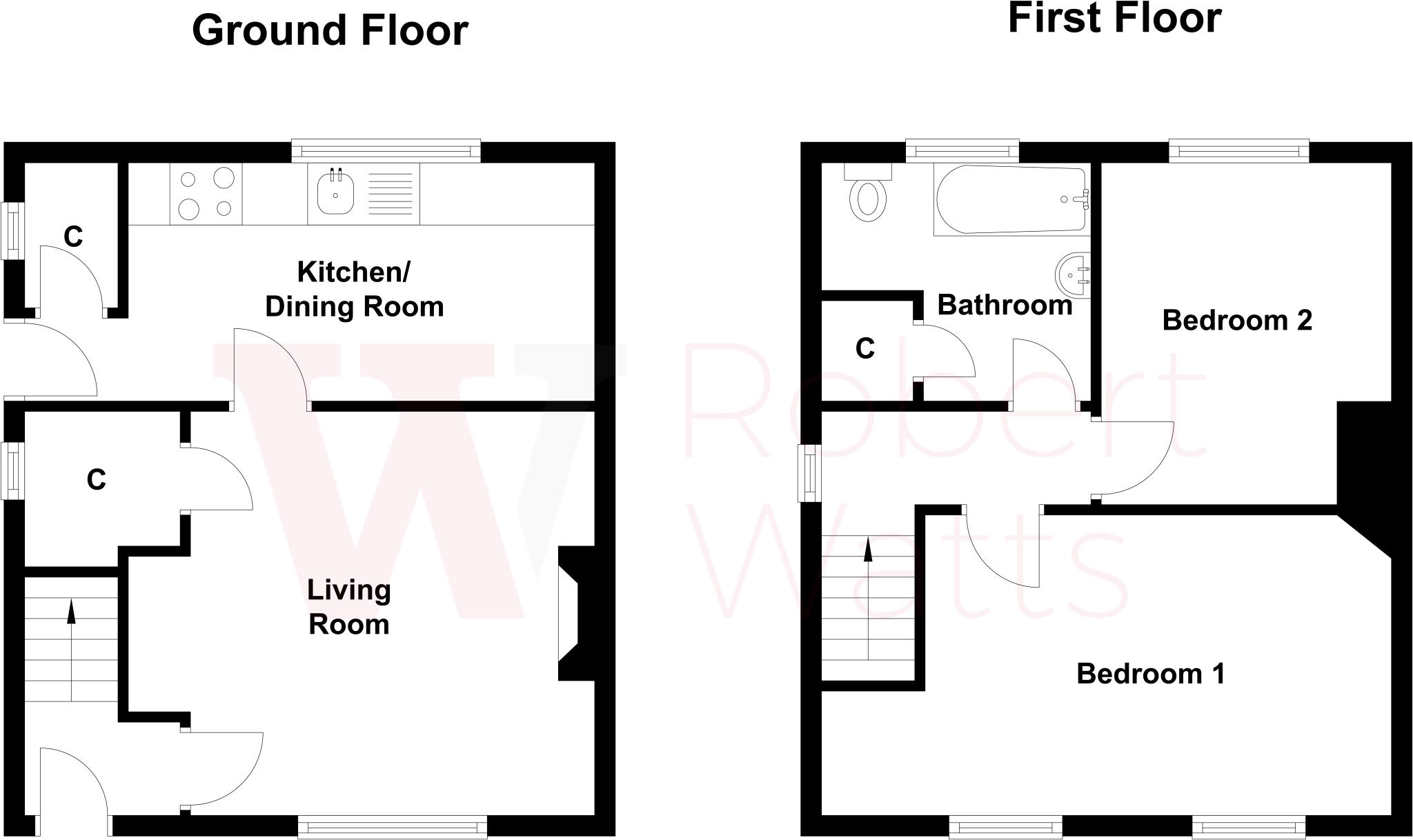 Shirley Avenue, Wyke, Bradford, BD12 floorplan