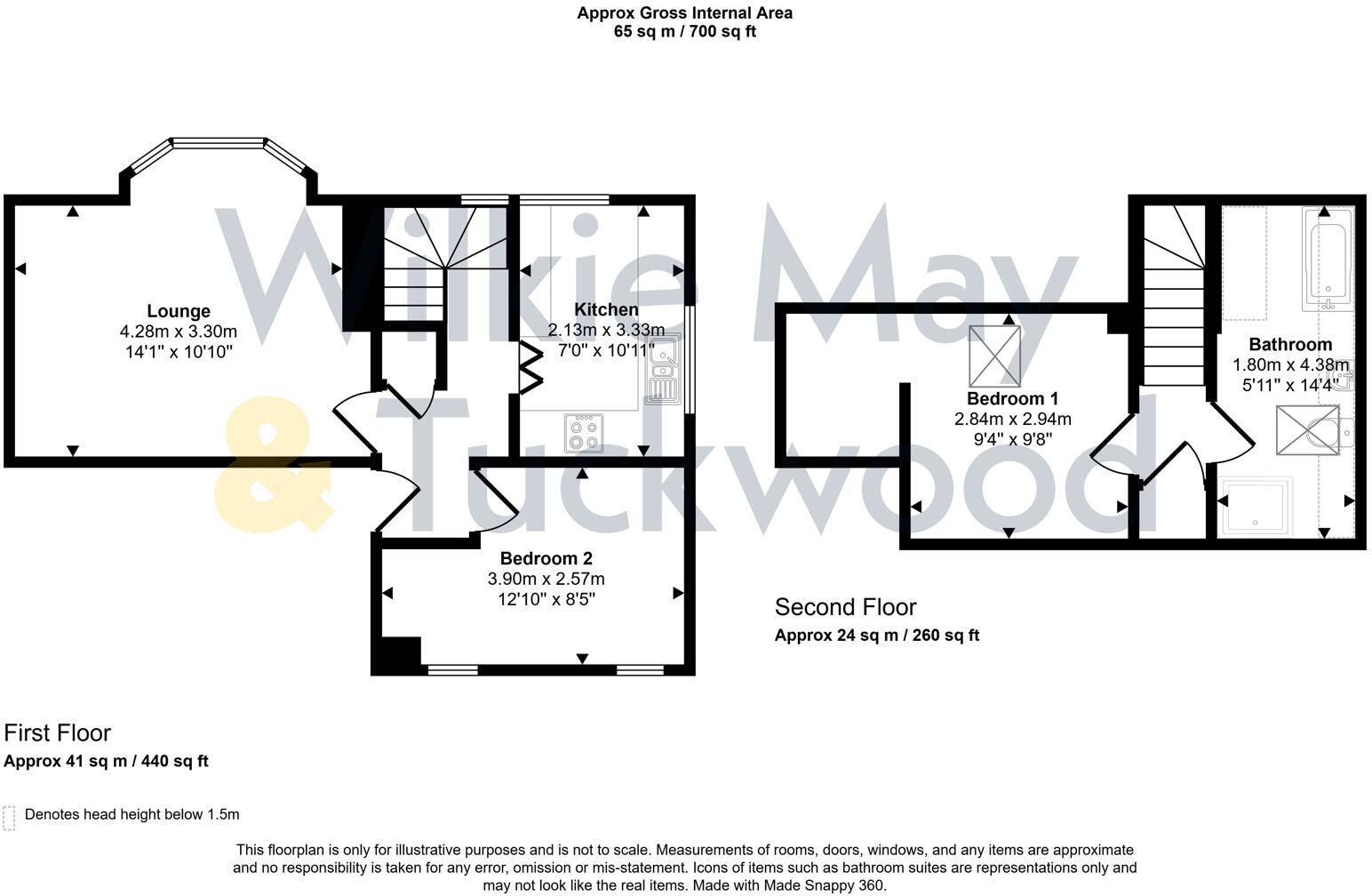 Western Lane, Minehead floorplan