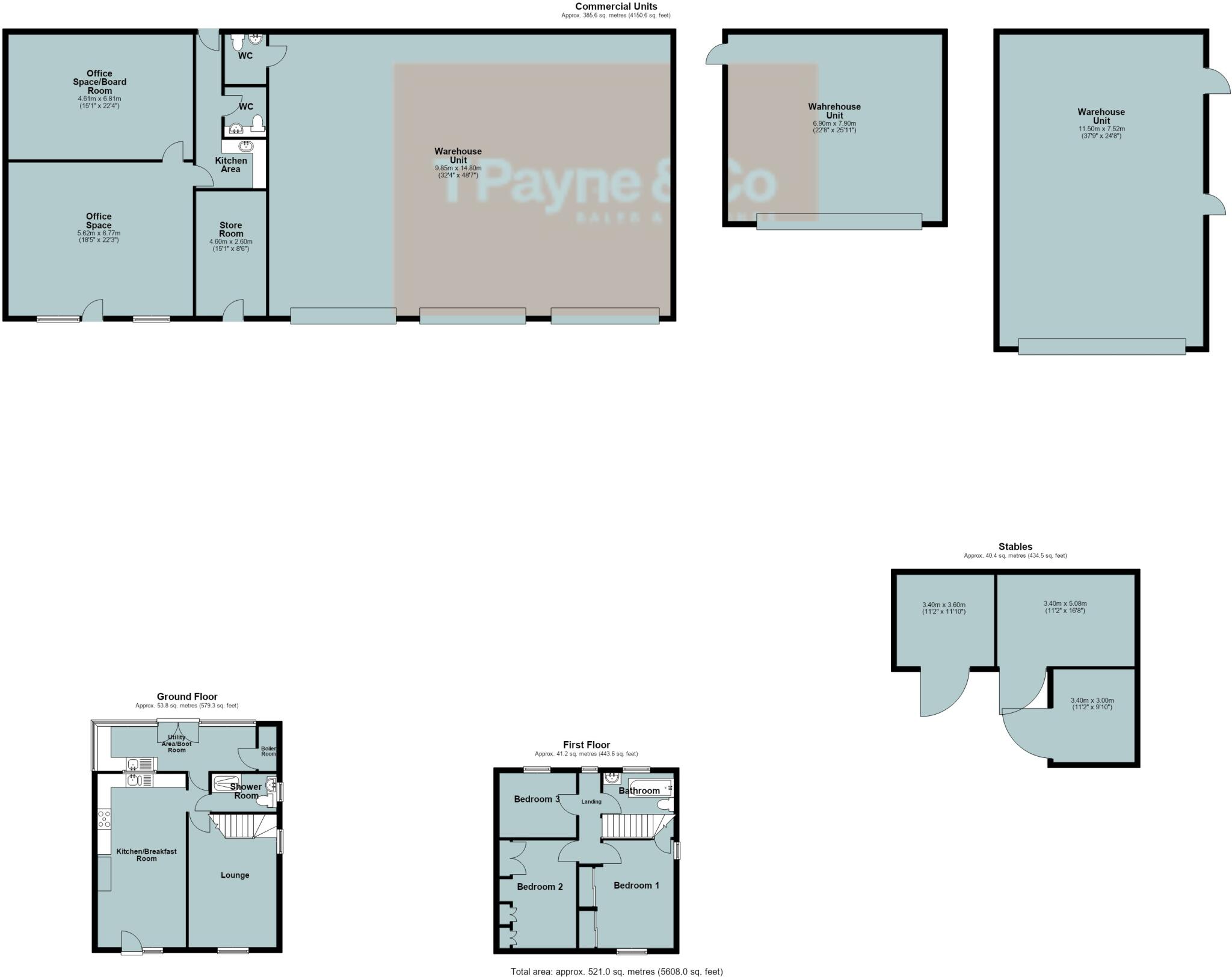 Main Road, Three Holes, Wisbech, Cambs., PE14 9JS floorplan