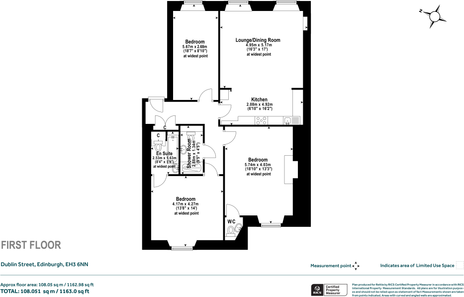 Dublin Street, Edinburgh floorplan
