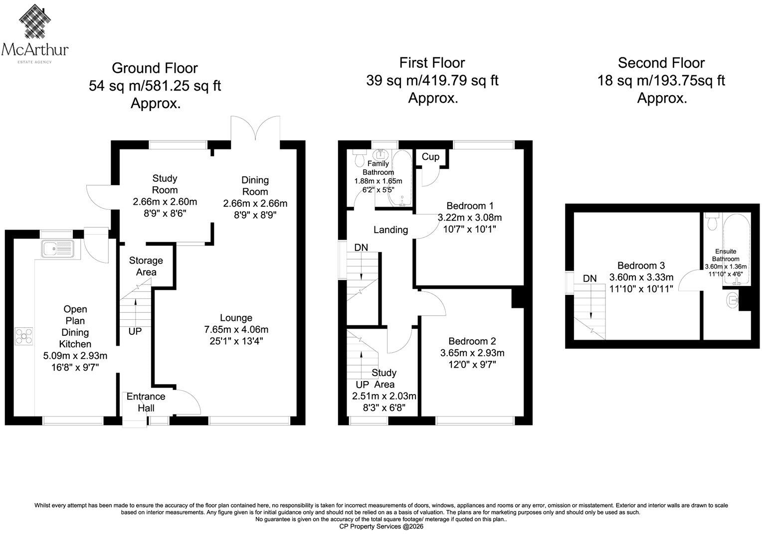 Dame Lane, Misson, Nottinghamshire, DN10 floorplan