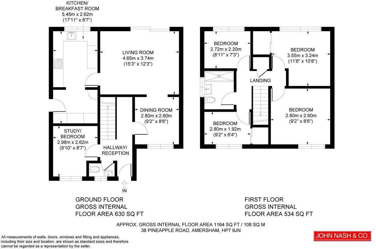 Pineapple Road, Amersham, HP7 floorplan