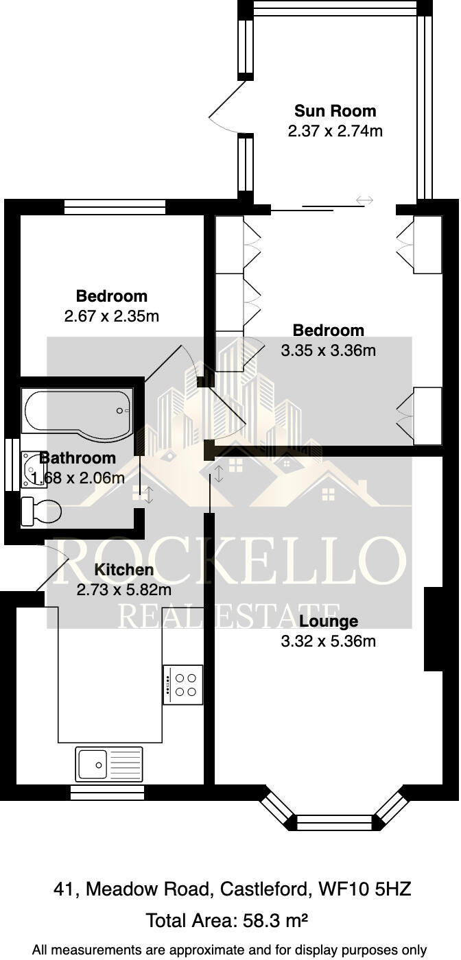 Meadow Road, Castleford, West Yorkshire, WF10 floorplan