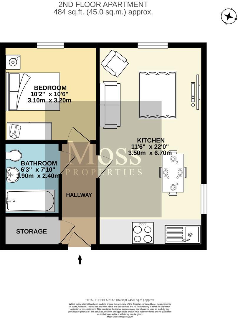 White Rose Apartments, White Rose Way, Doncaster floorplan