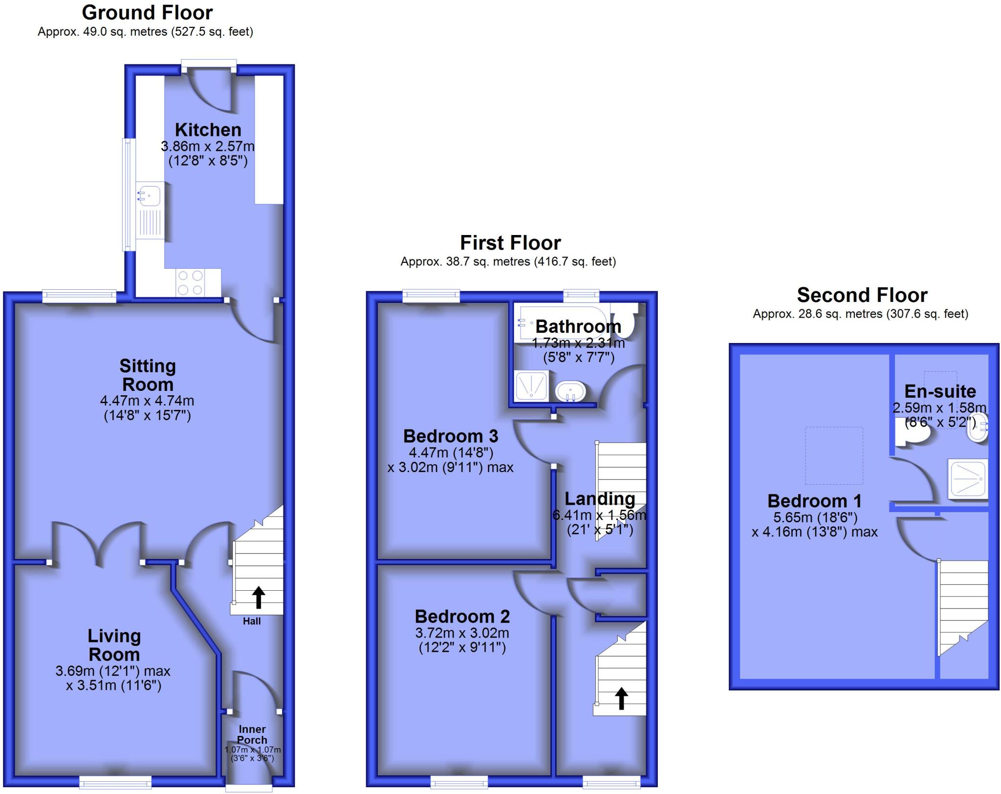 St. Charles Road, Rishton, Blackburn, Lancashire, BB1 floorplan