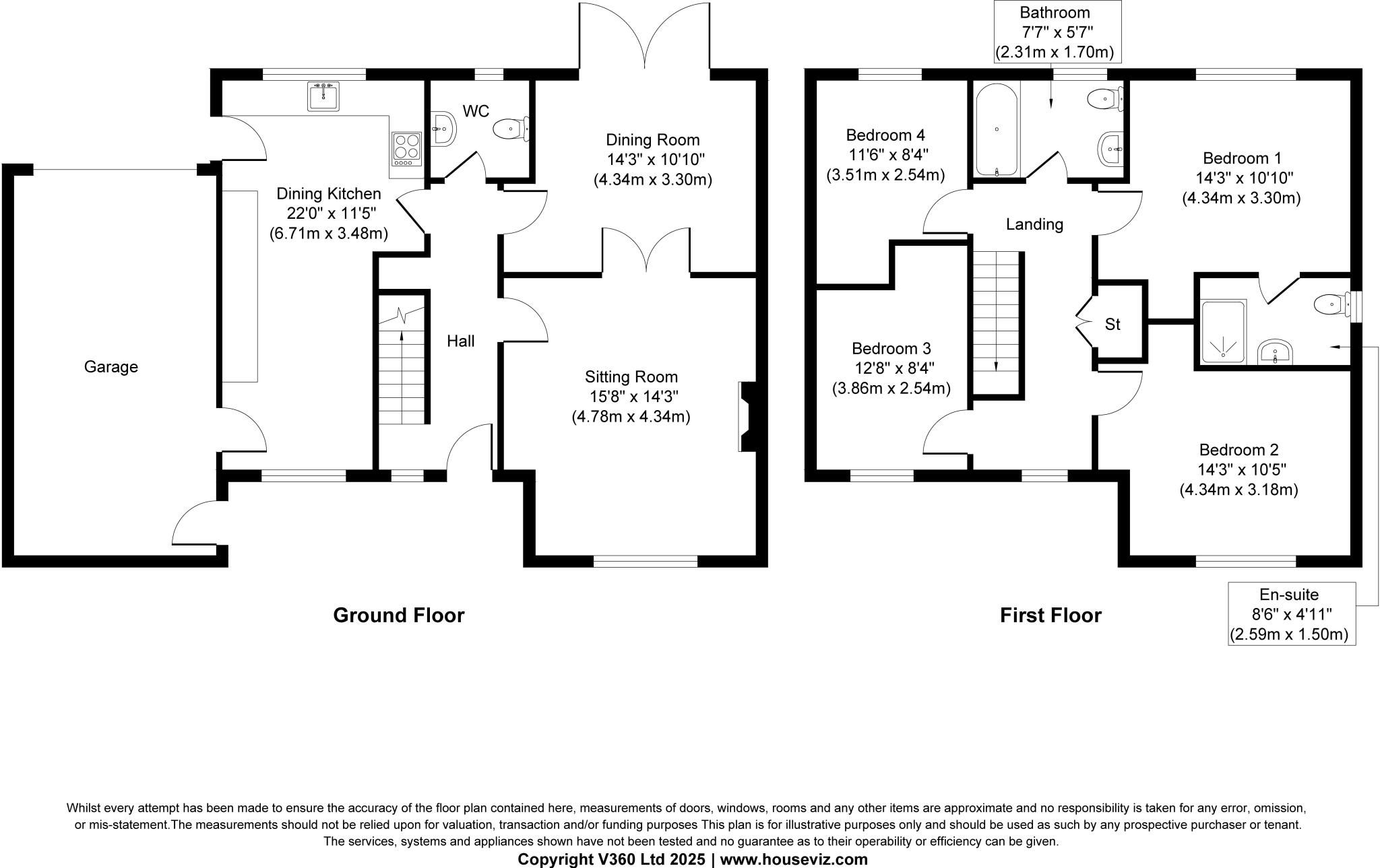 1 Patrick Close, Station Road, Grassington BD23 5LS floorplan