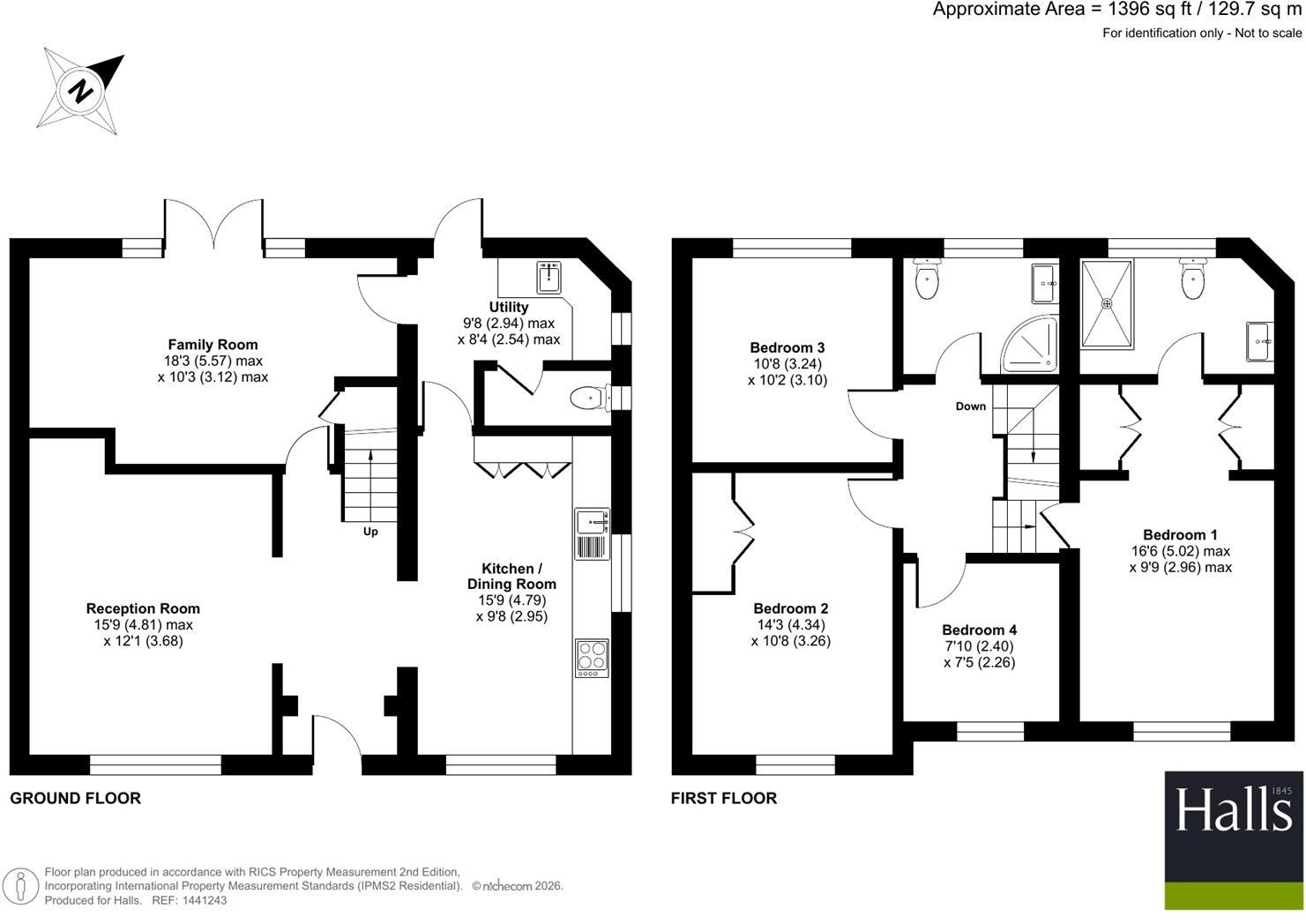 St. Cuthberts Crescent, Albrighton, Wolverhampton floorplan