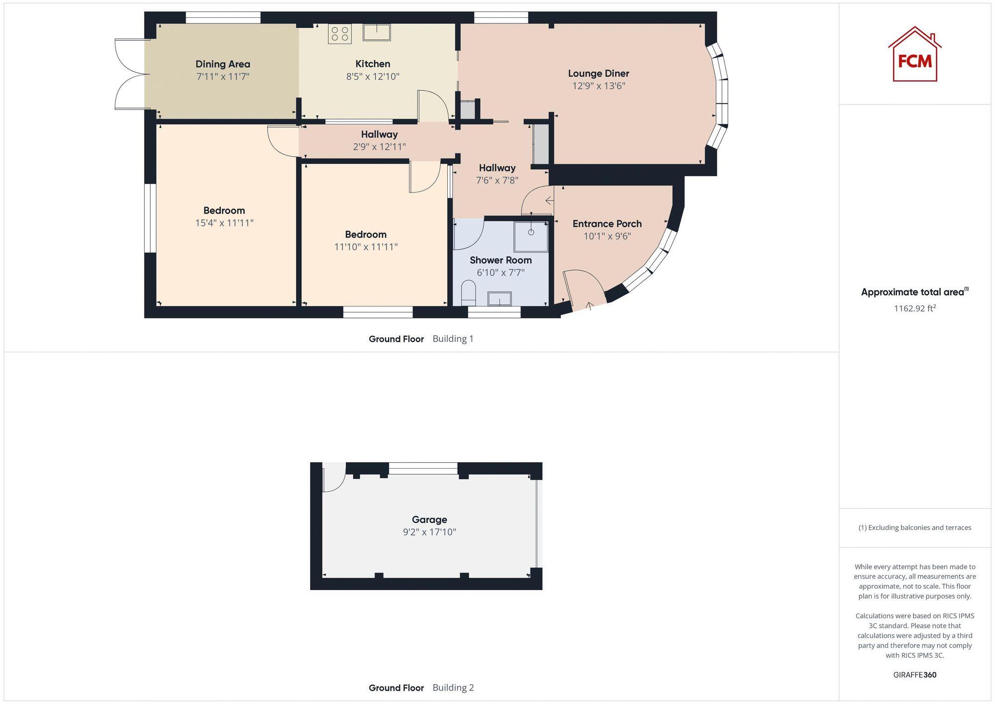 Crooklands, High Harrington, CA14 floorplan